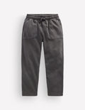 Garment Dye Tapered Joggers-Shadow Grey