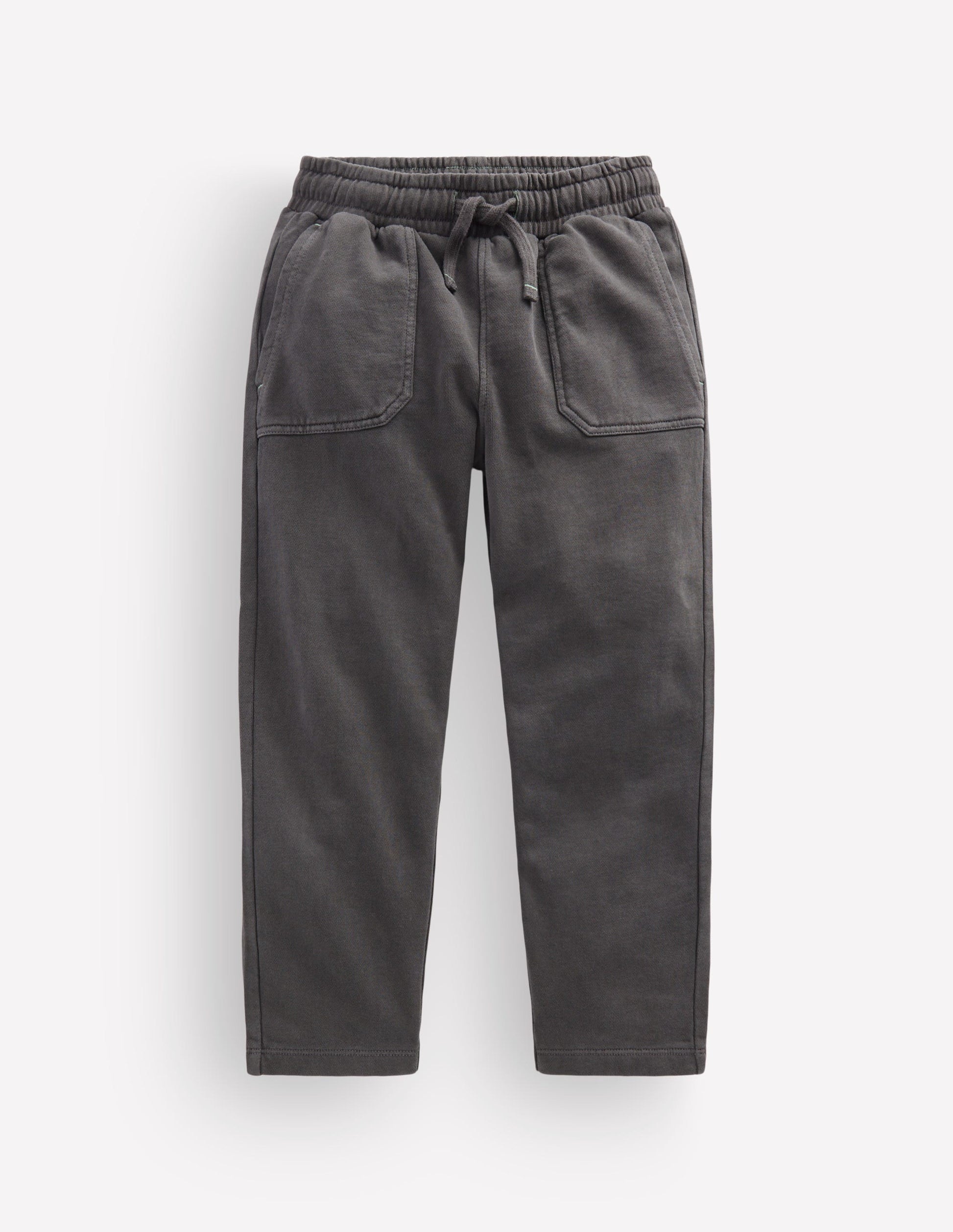 Garment Dye Tapered Joggers-Shadow Grey-1