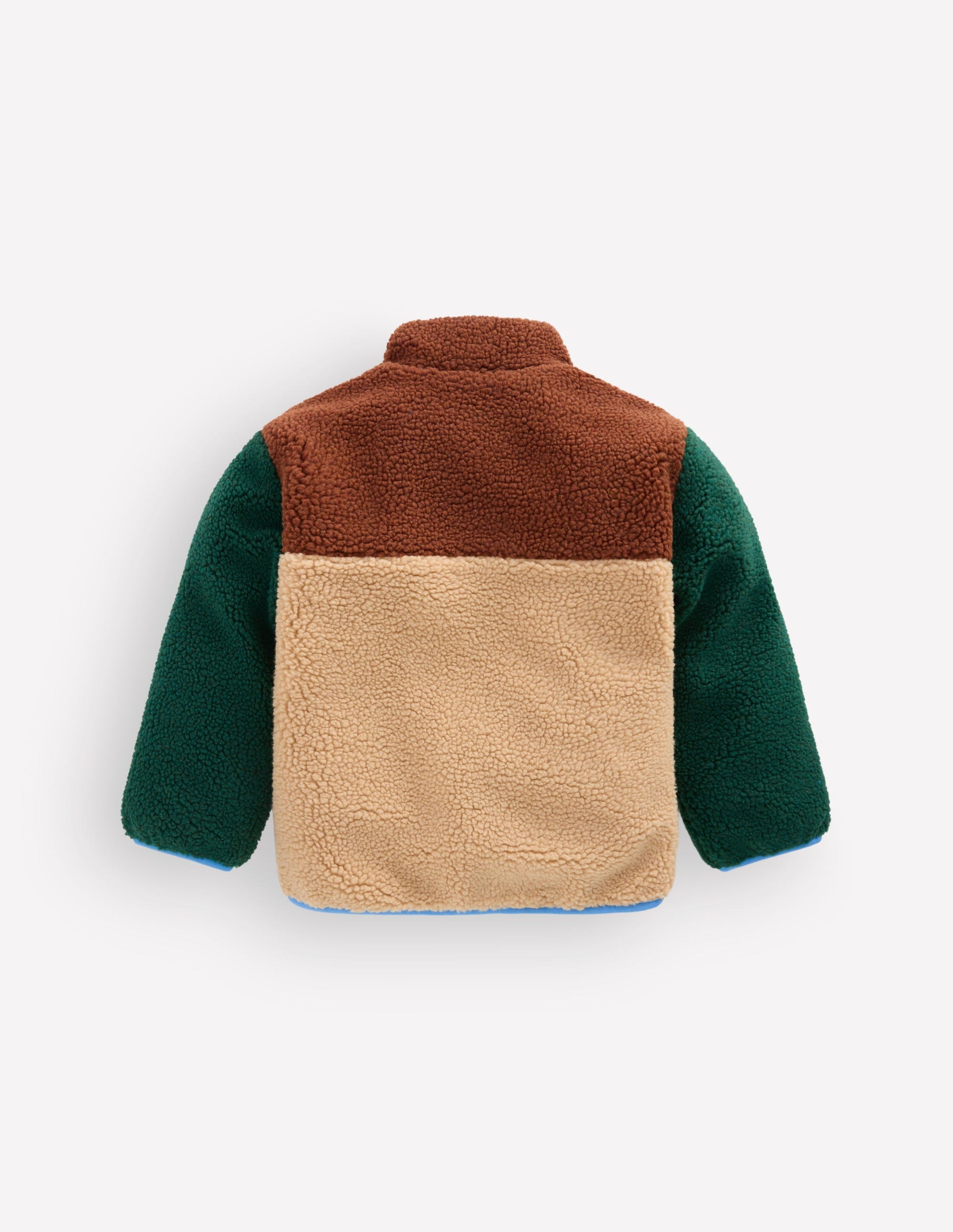 Cosy Borg Mix Jacket-Borg Colourblock-2