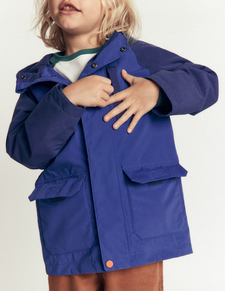 Waterproof Fisherman's Jacket-Mazarine Blue