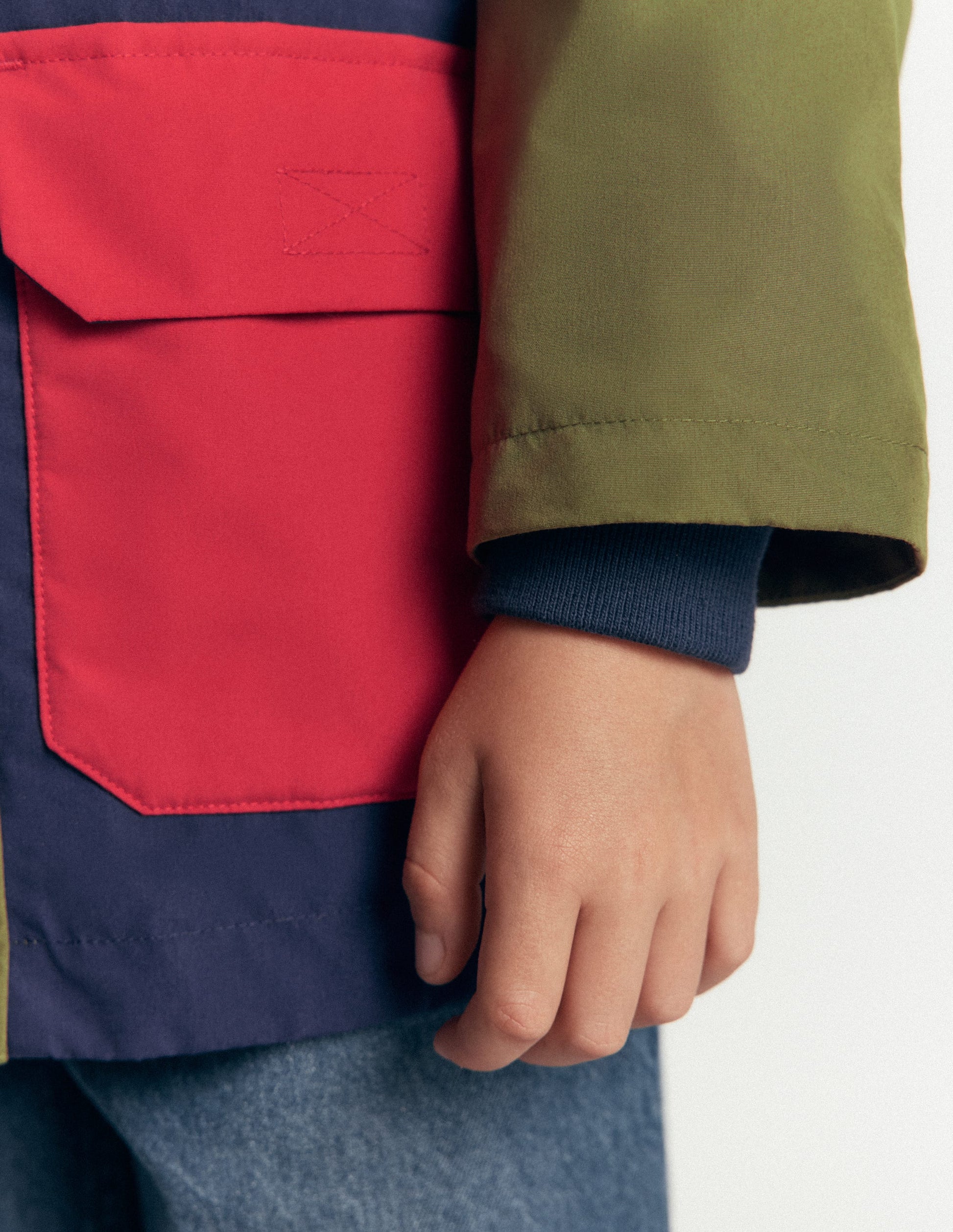 Waterproof Fisherman's Jacket-Colourblock-4