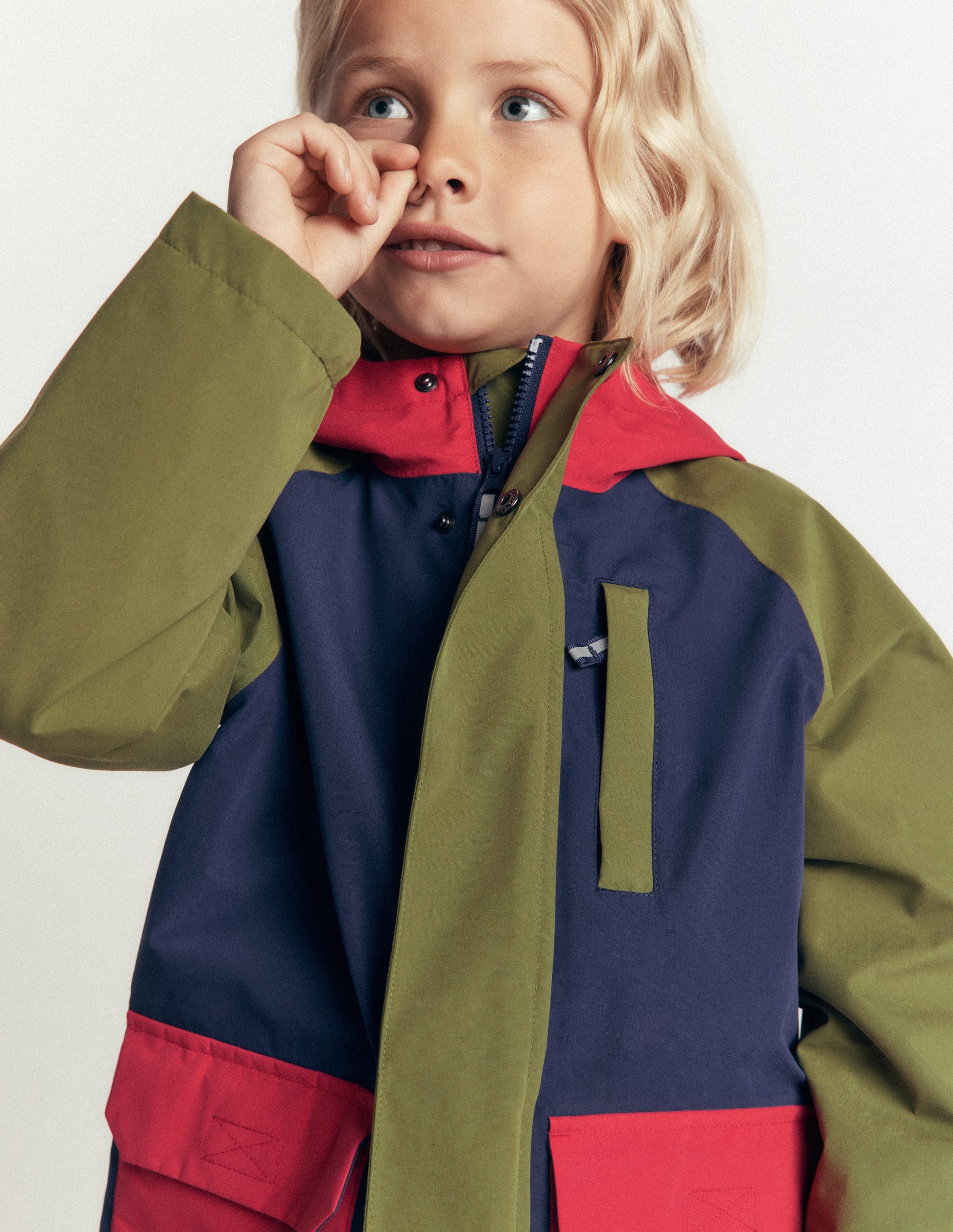 Waterproof Fisherman's Jacket-Colourblock-5
