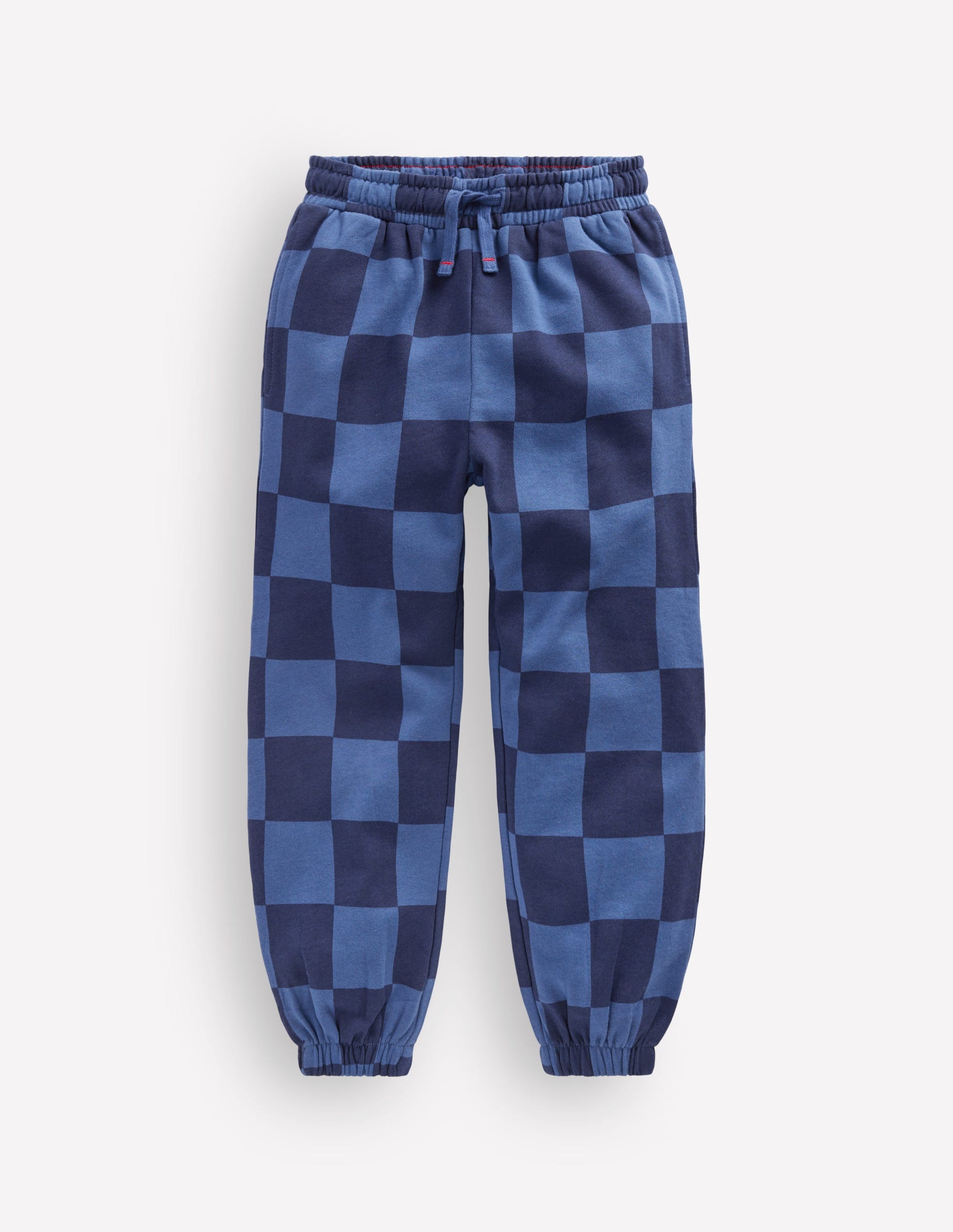 Relaxed Printed Joggers-College Navy / Denim Blue-1