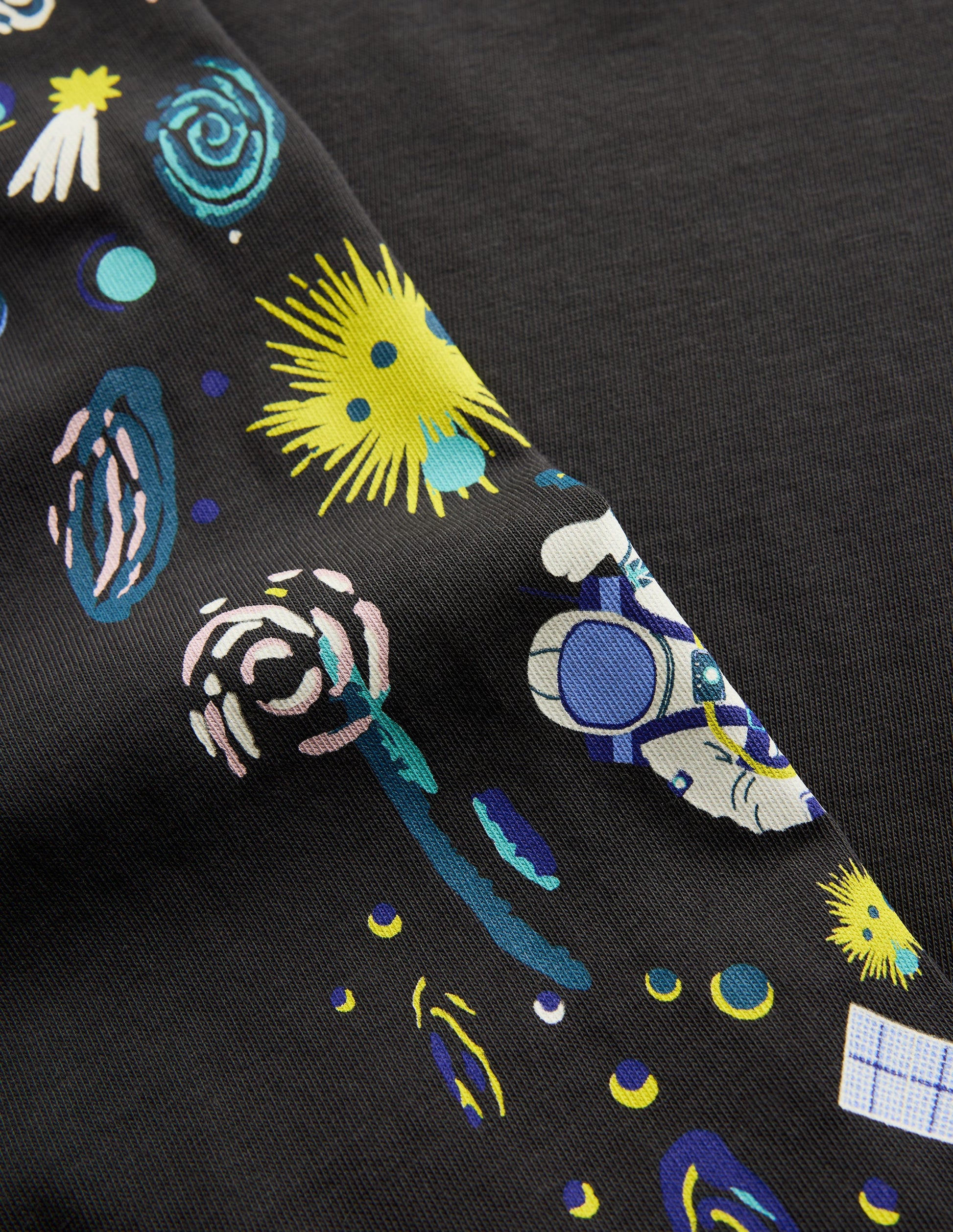 Front and Back Glow T-shirt-Shadow Grey Space-3