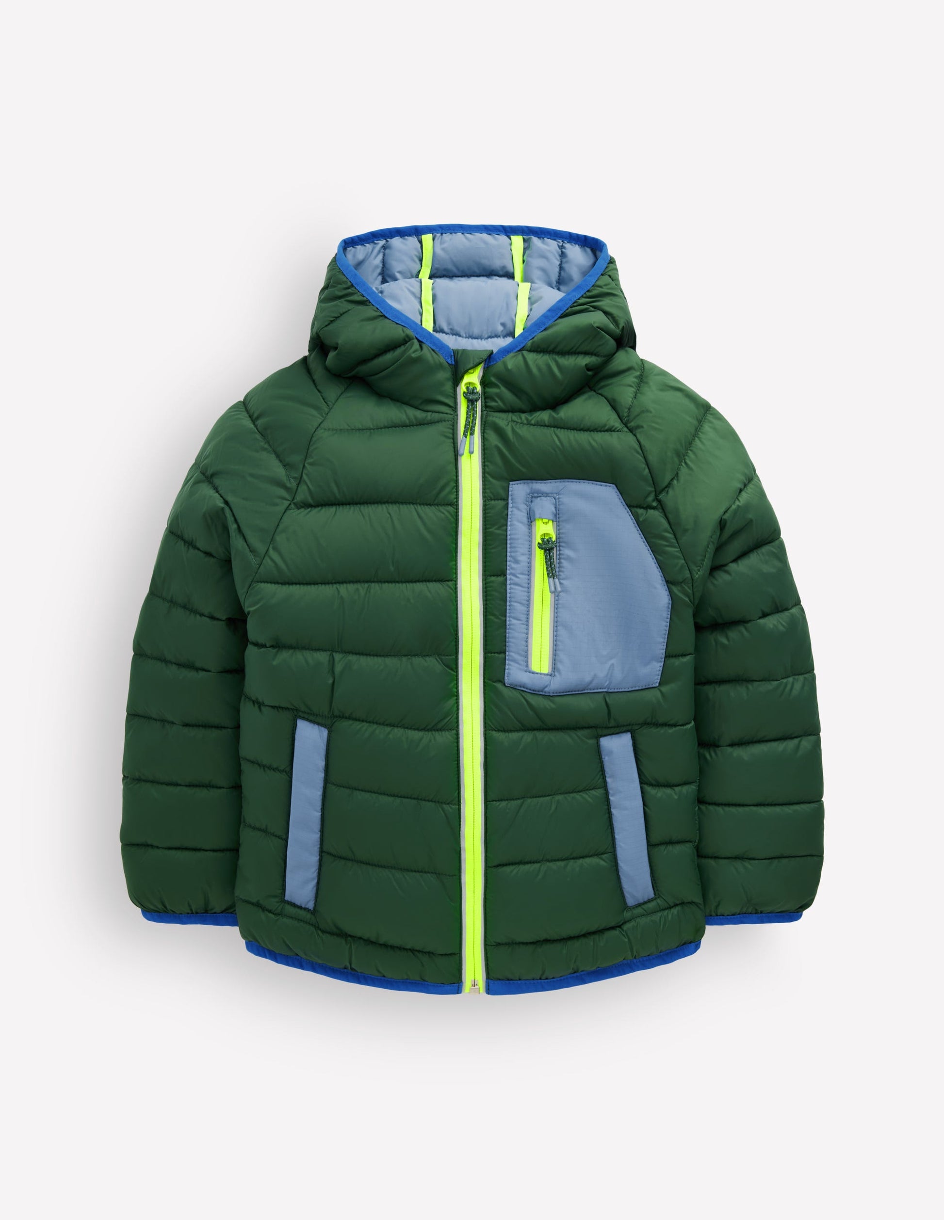Pack-away Padded Jacket-Posy Green-3