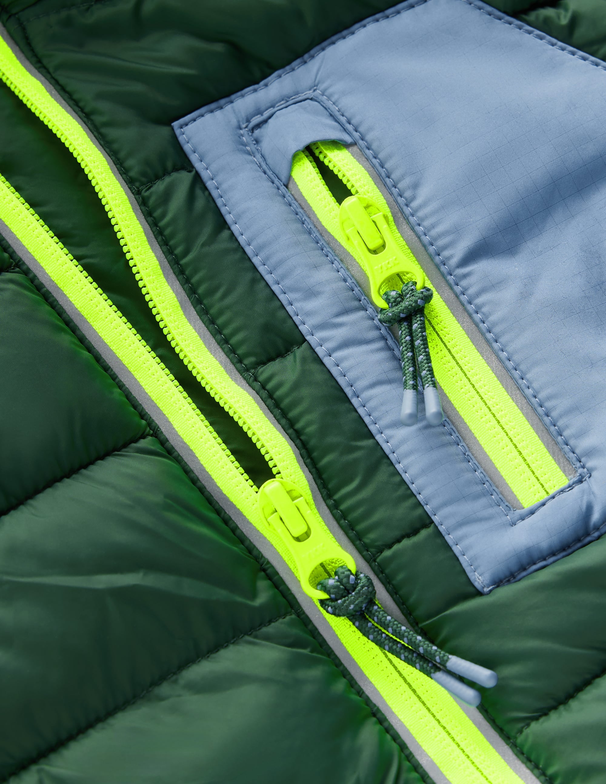 Pack-away Padded Jacket-Posy Green - Image 5