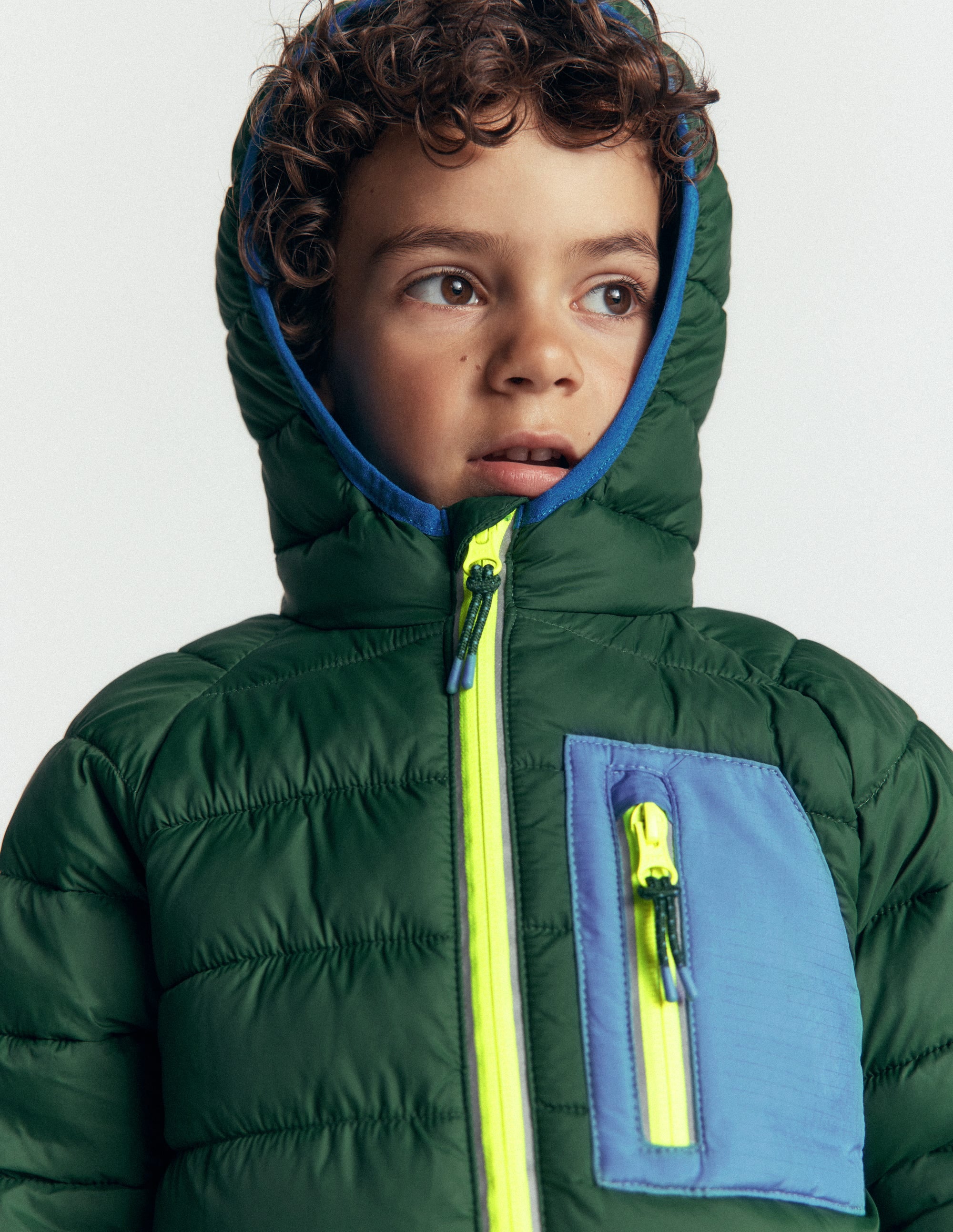 Pack-away Padded Jacket-Posy Green - Image 1