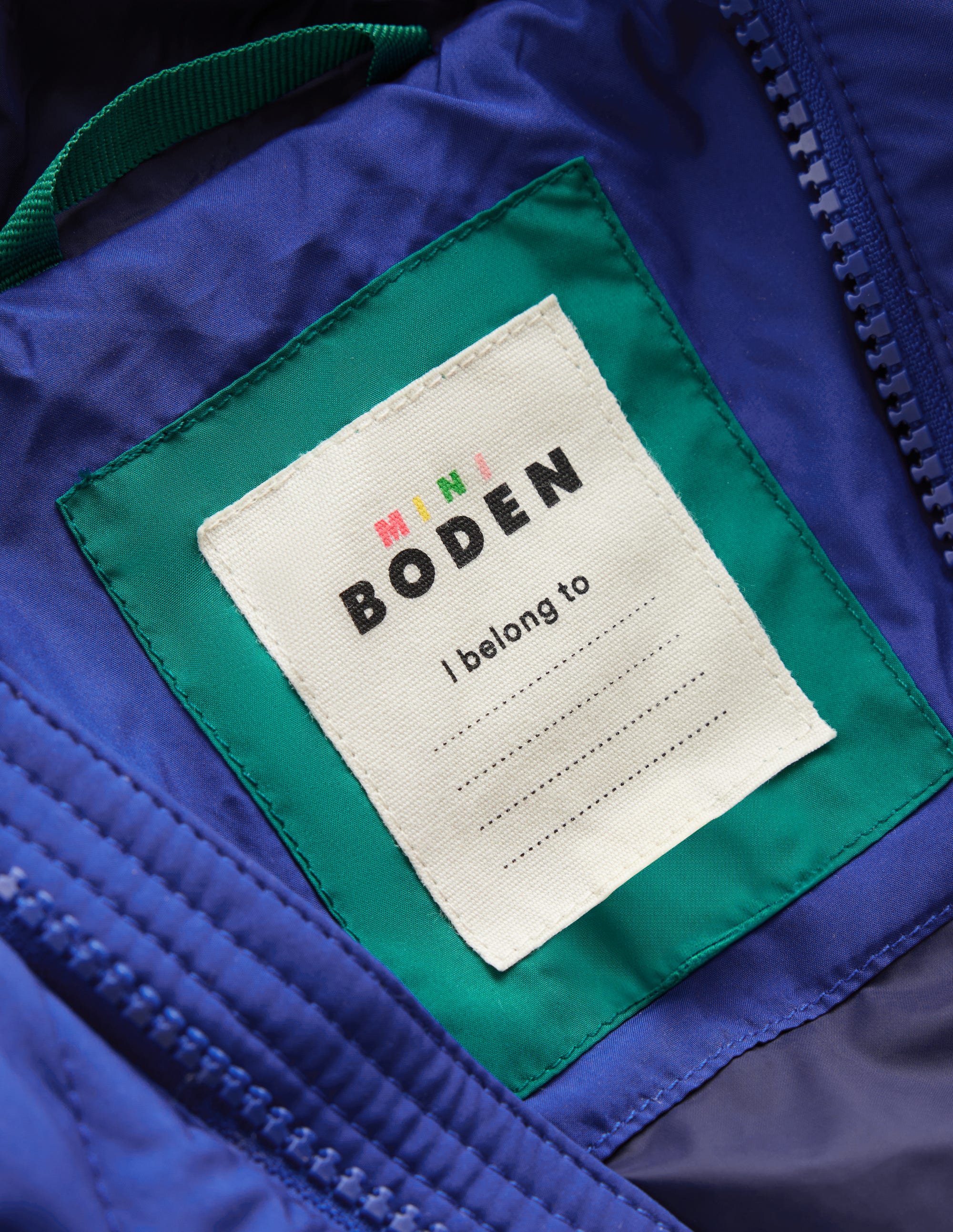 Quilted Borg Jacket-Colourblock - Image 4
