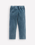 Easy Straight Cord Trousers-Real Teal