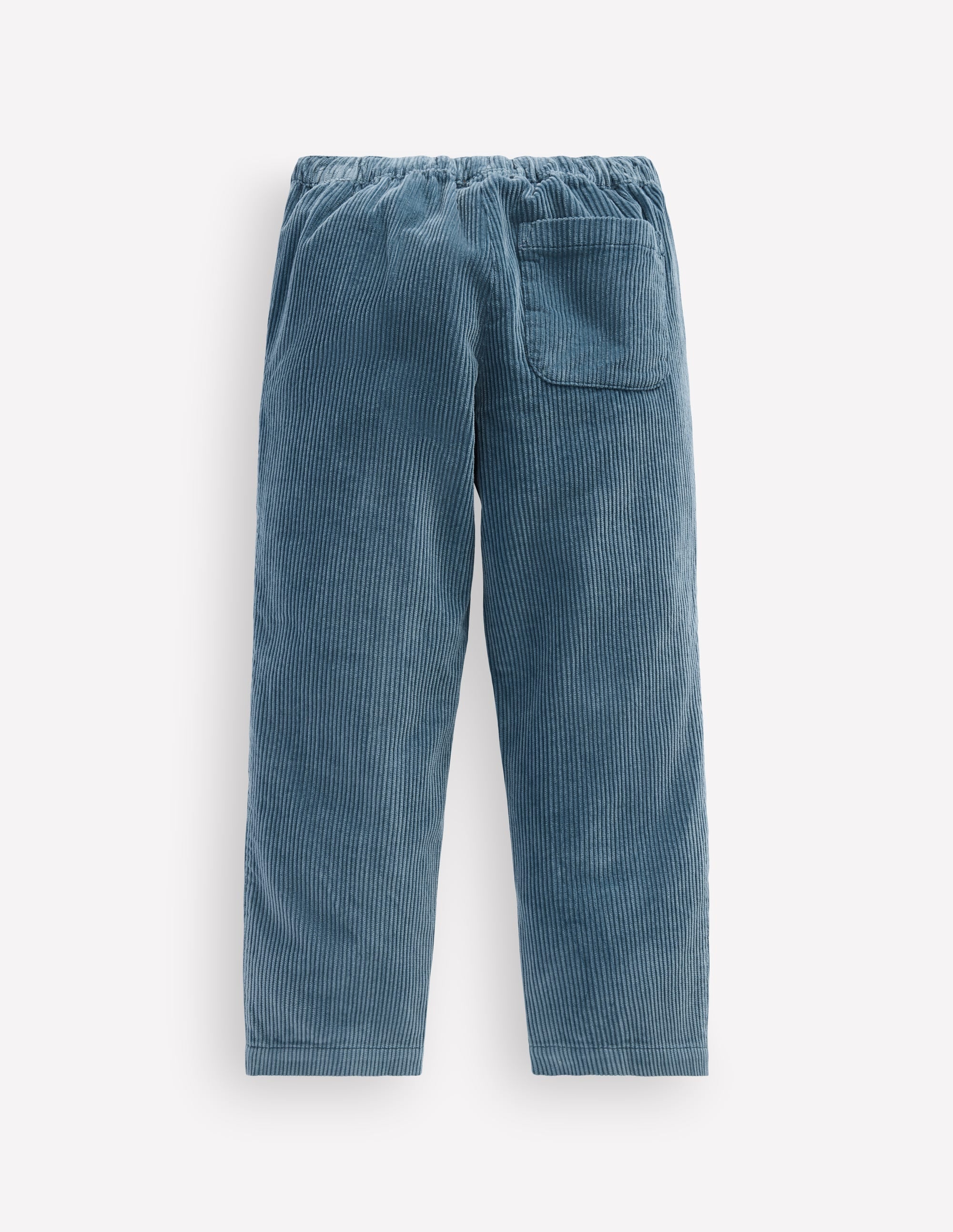 Easy Straight Cord Trousers-Real Teal - Image 2