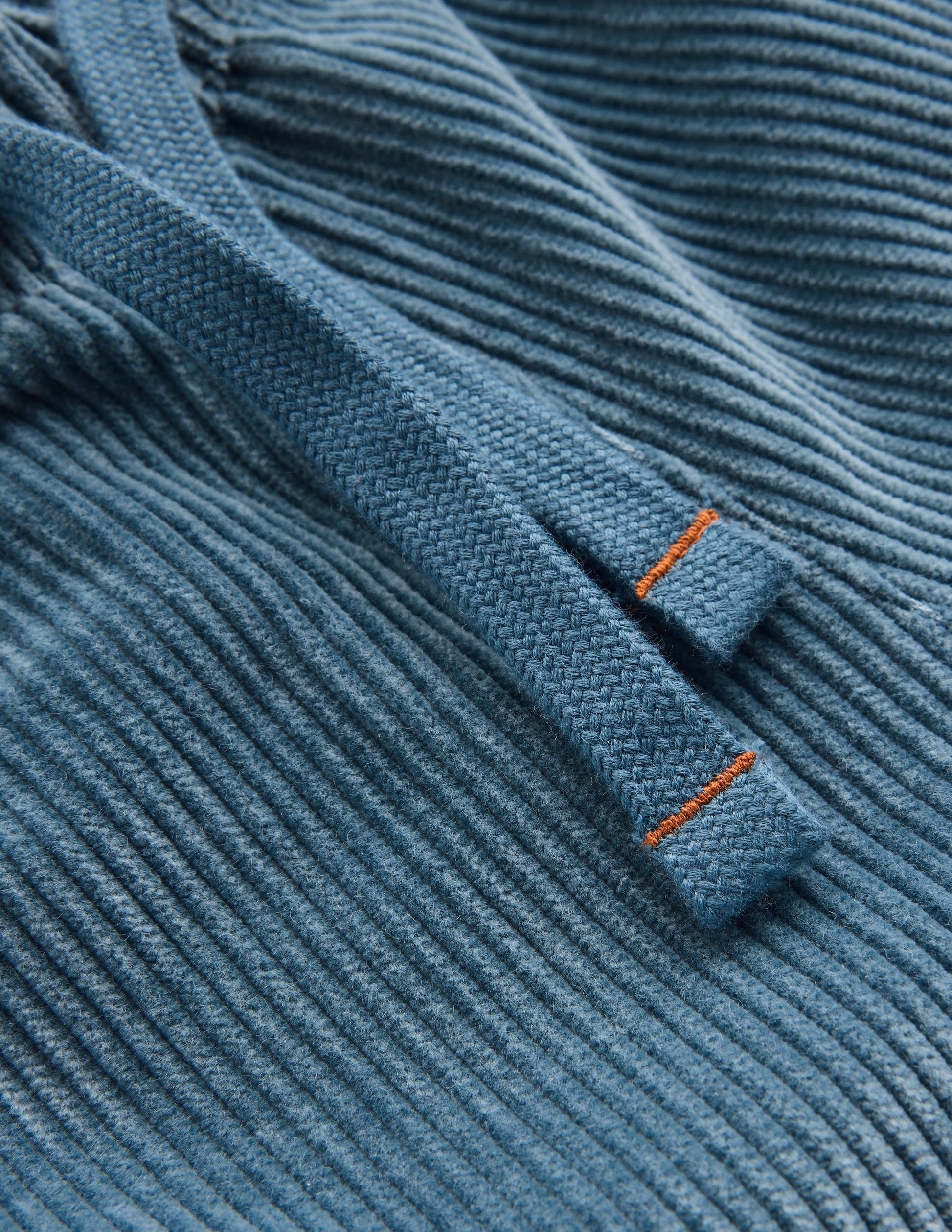 Easy Straight Cord Trousers-Real Teal-3