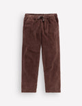 Easy Straight Cord Trousers-Java