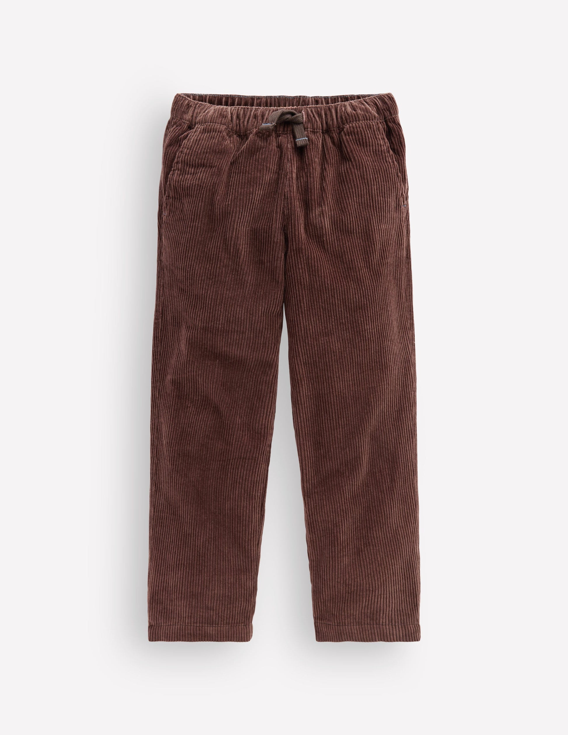 Easy Straight Cord Trousers-Java-1