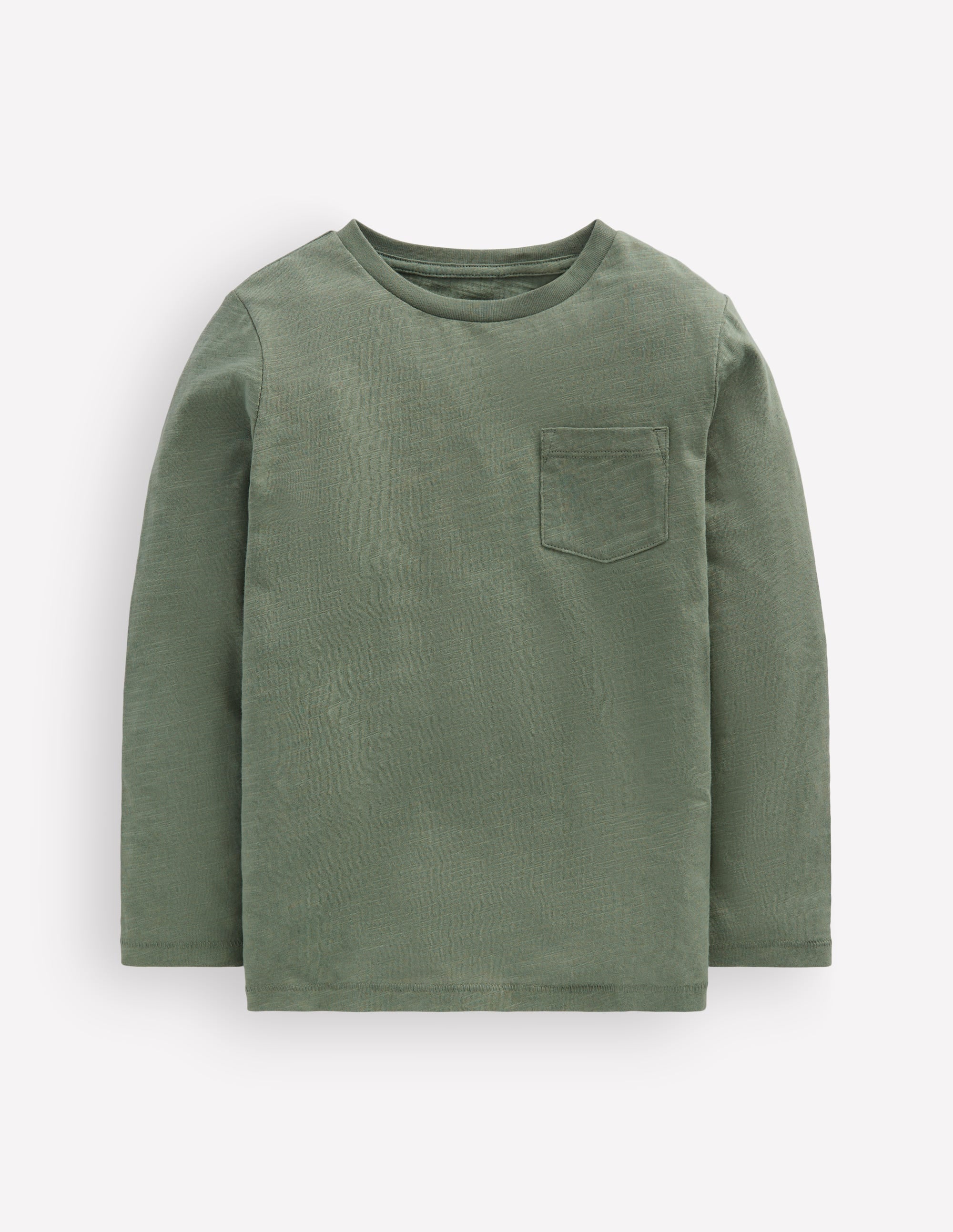 Everyday Long Sleeve T-Shirt-Bottle Green - Image 1