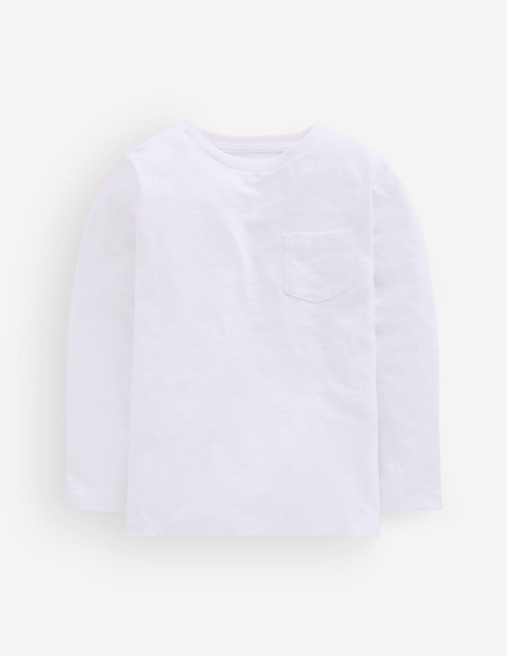 Everyday Long Sleeve T-Shirt-White