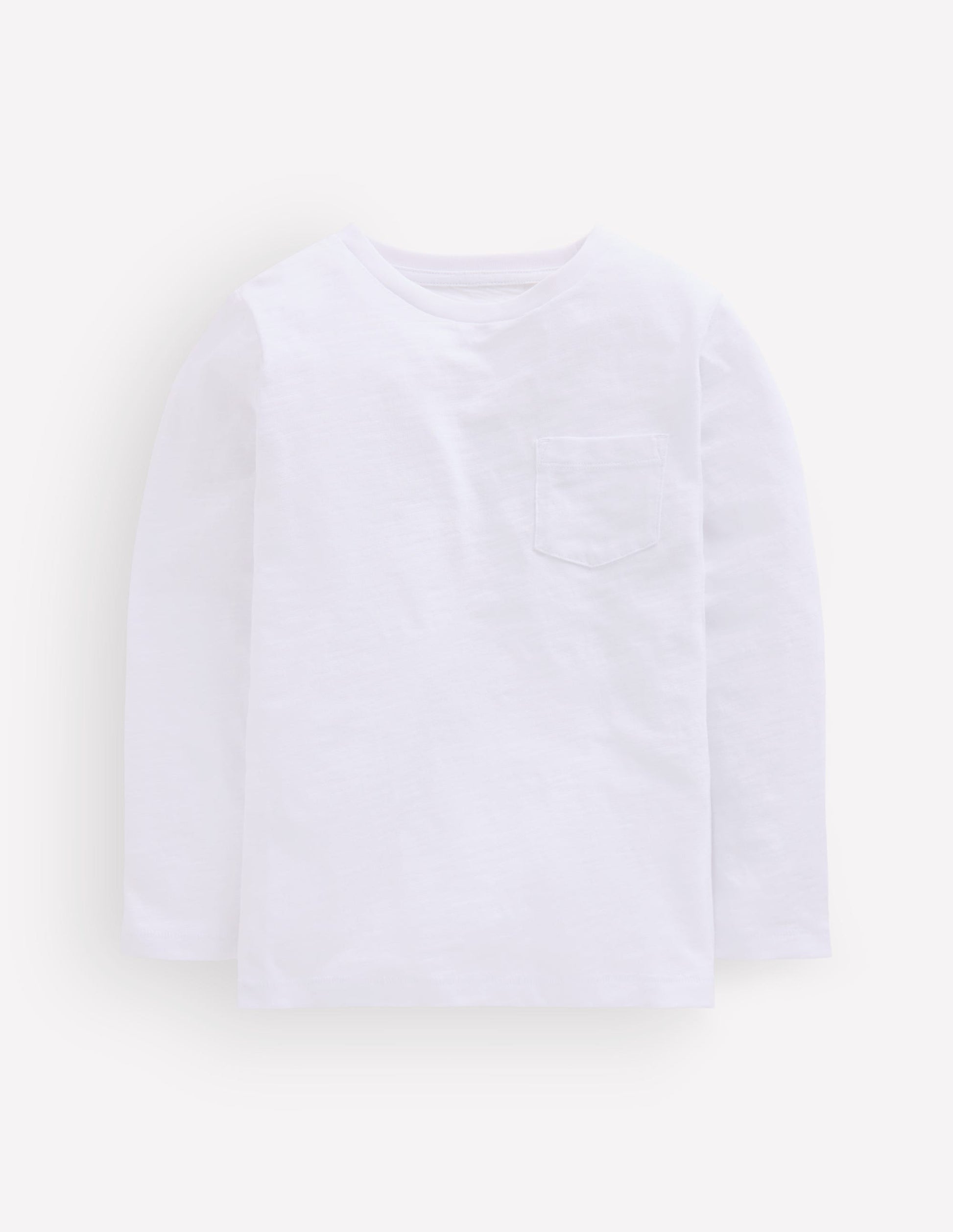 Everyday Long Sleeve T-Shirt-White-1