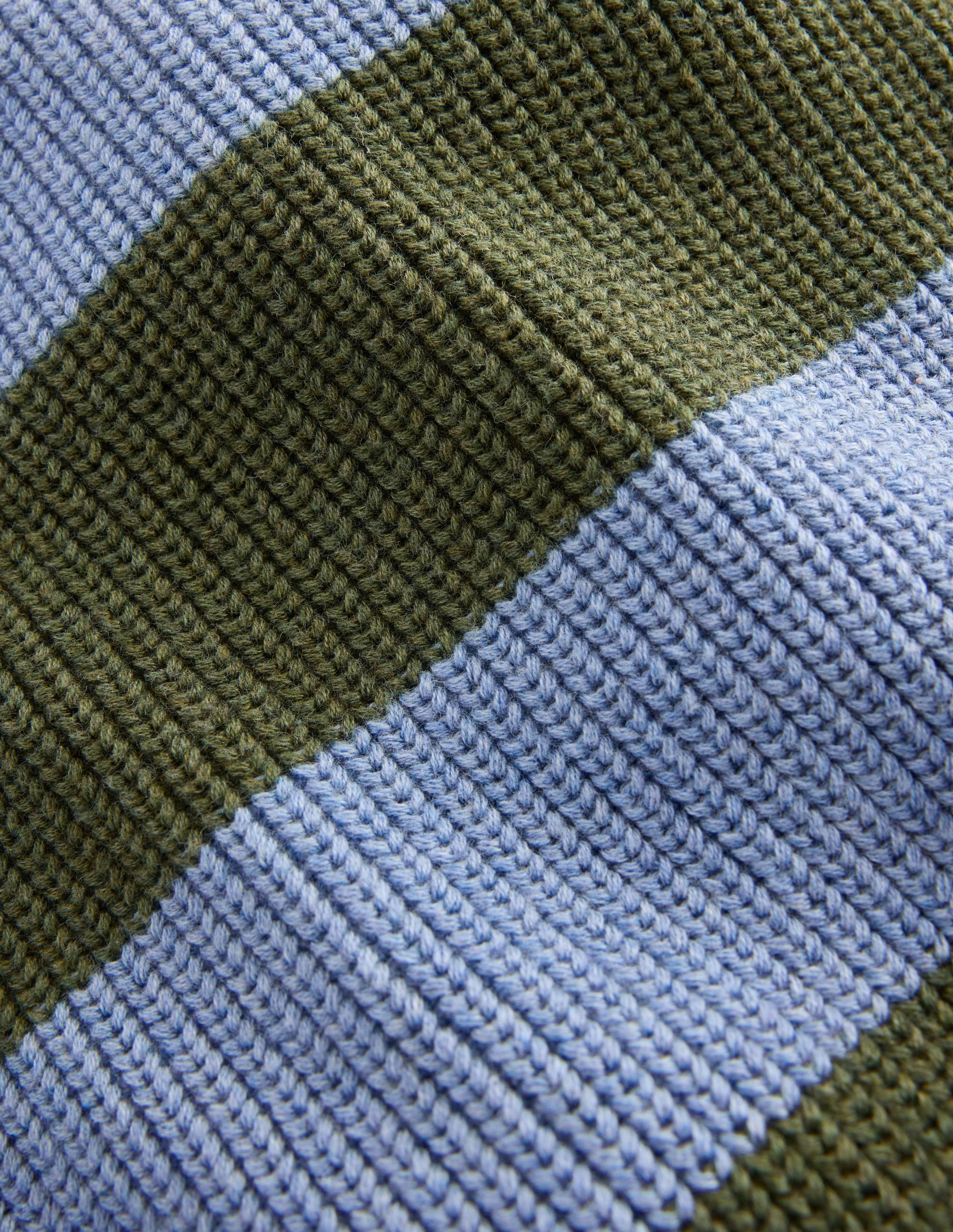 Chunky Cotton Jumper-Bluejay Stripe - Image 4