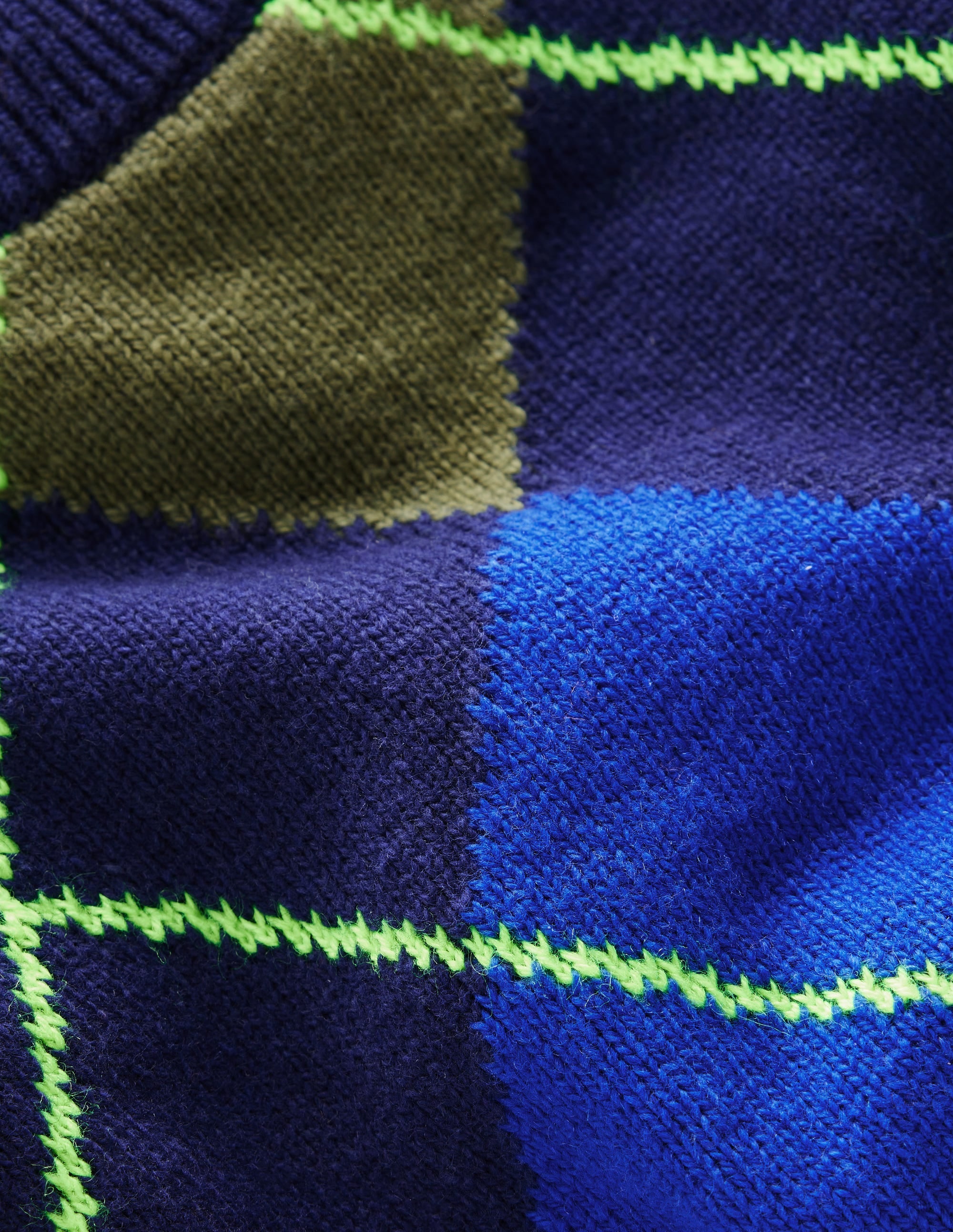 Argyle Jumper-College Navy - Image 3