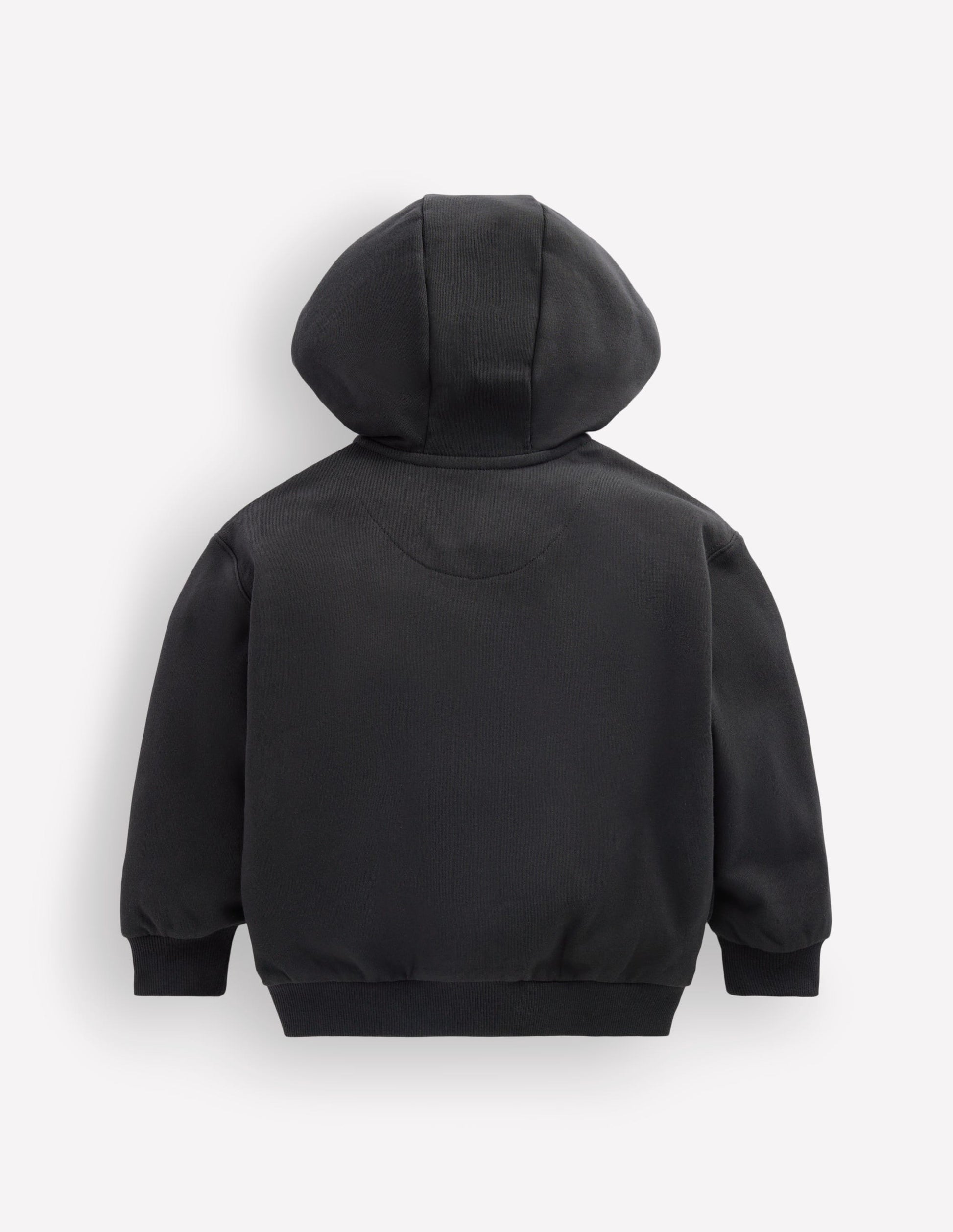 Glow Fun Zip-through Hoodie-Shadow Grey Skeleton-2