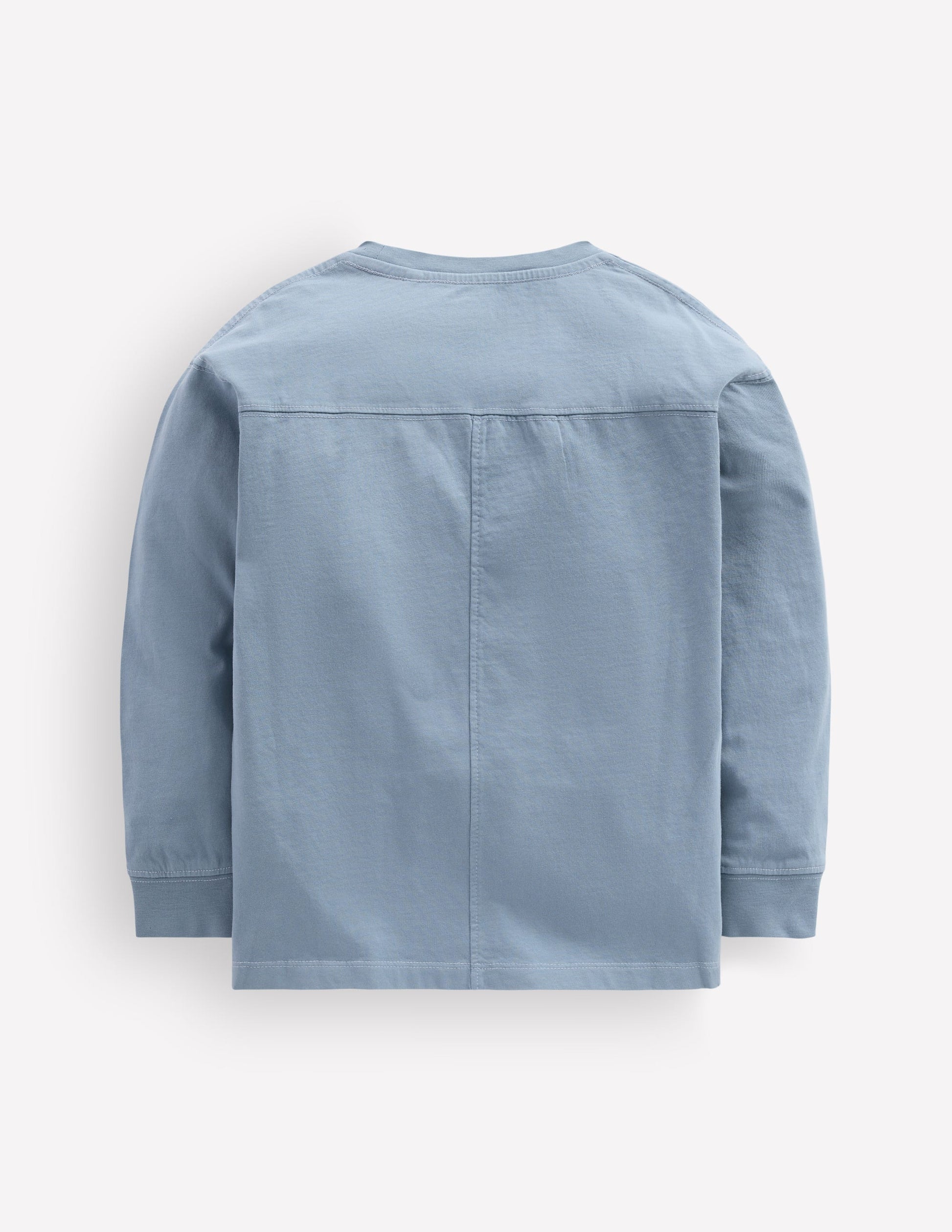 Garment Dye Cut & Sew T-shirt-French Blue-2