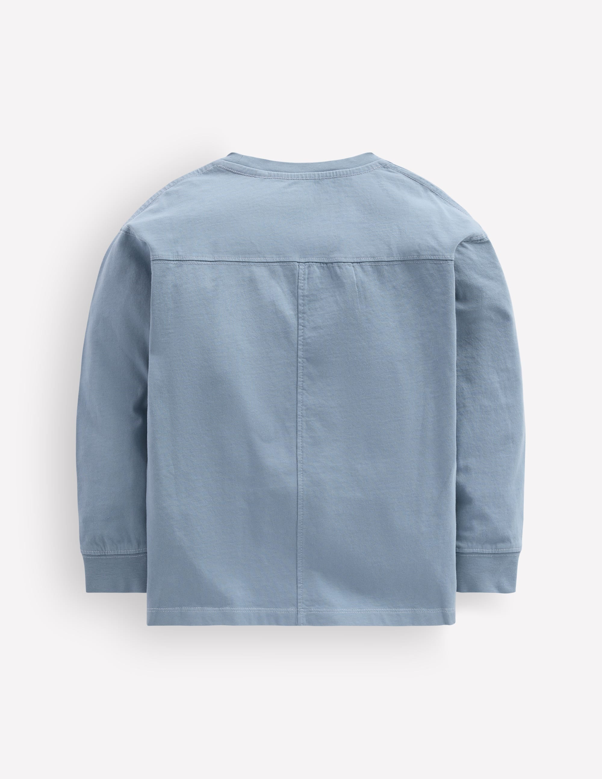 Garment Dye Cut & Sew T-shirt-French Blue - Image 2