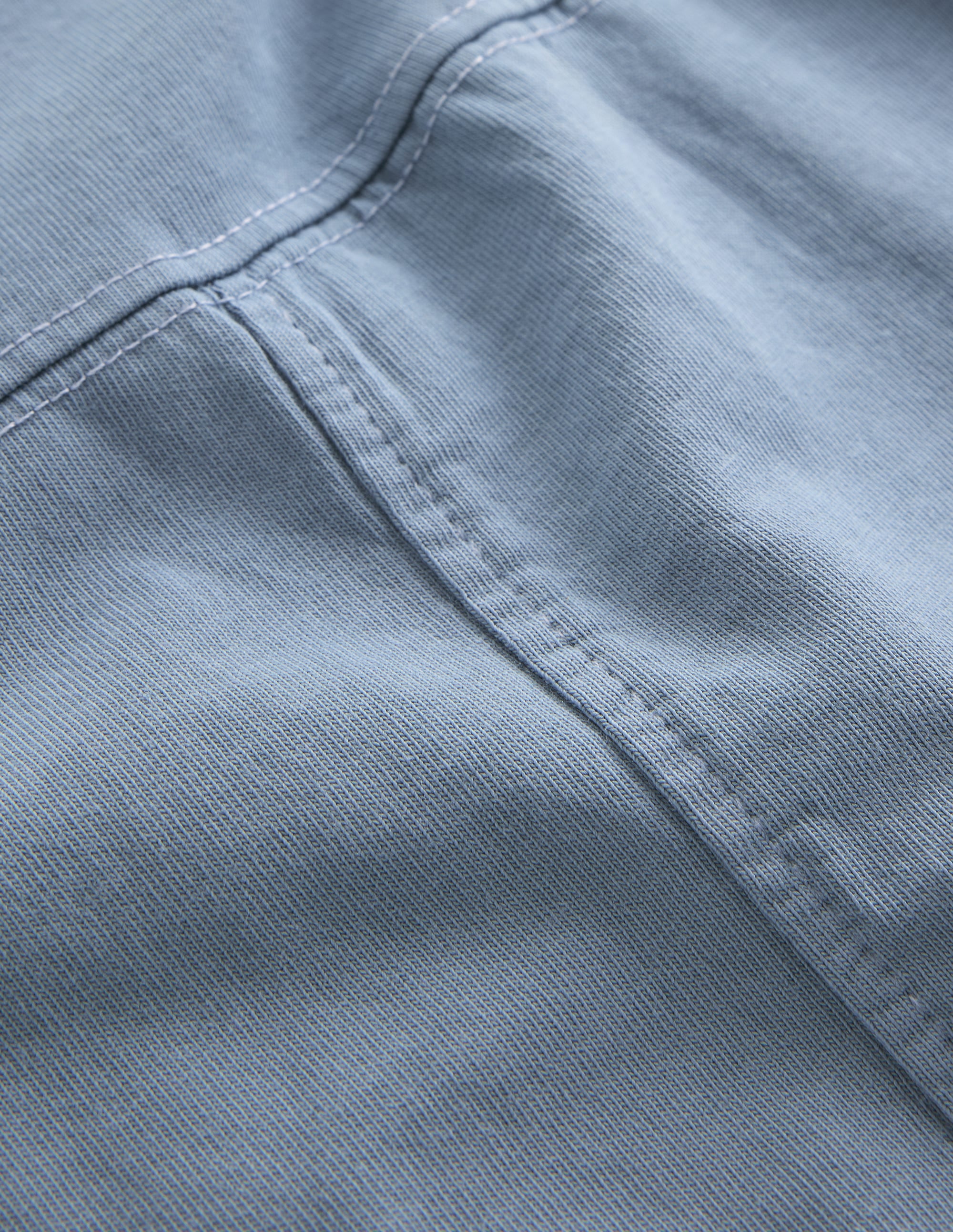 Garment Dye Cut & Sew T-shirt-French Blue - Image 3