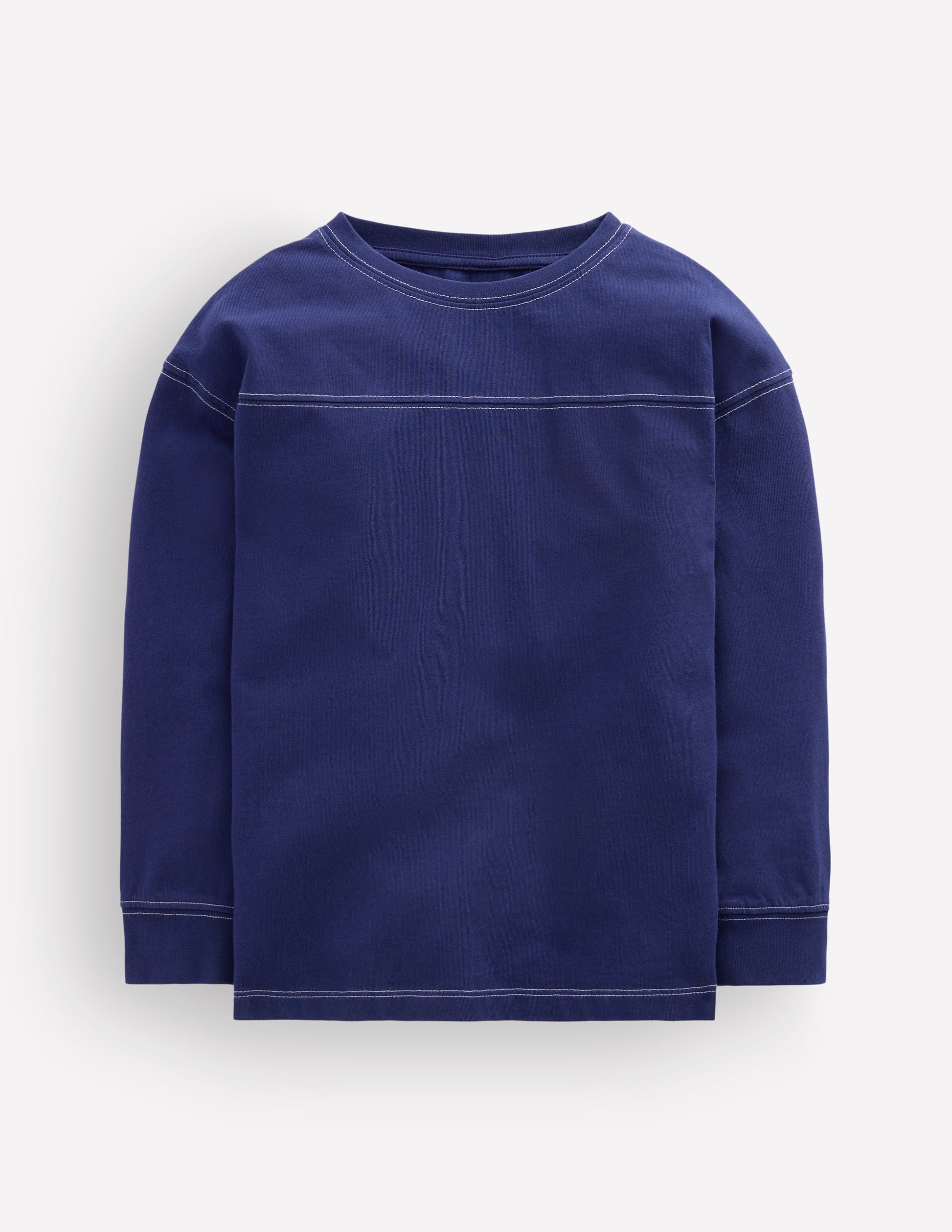Garment Dye Cut & Sew T-shirt-Starboard Blue-1