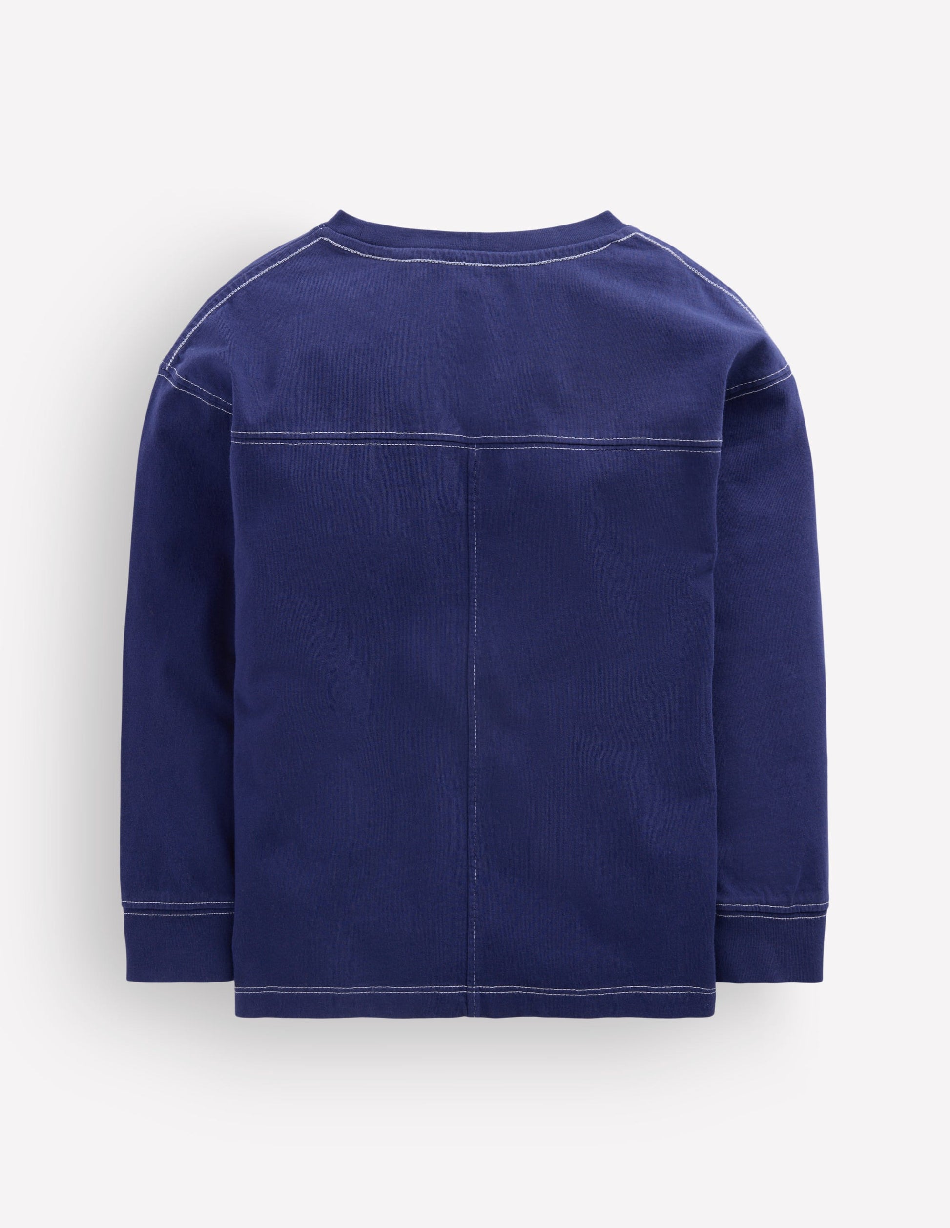 Garment Dye Cut & Sew T-shirt-Starboard Blue-2