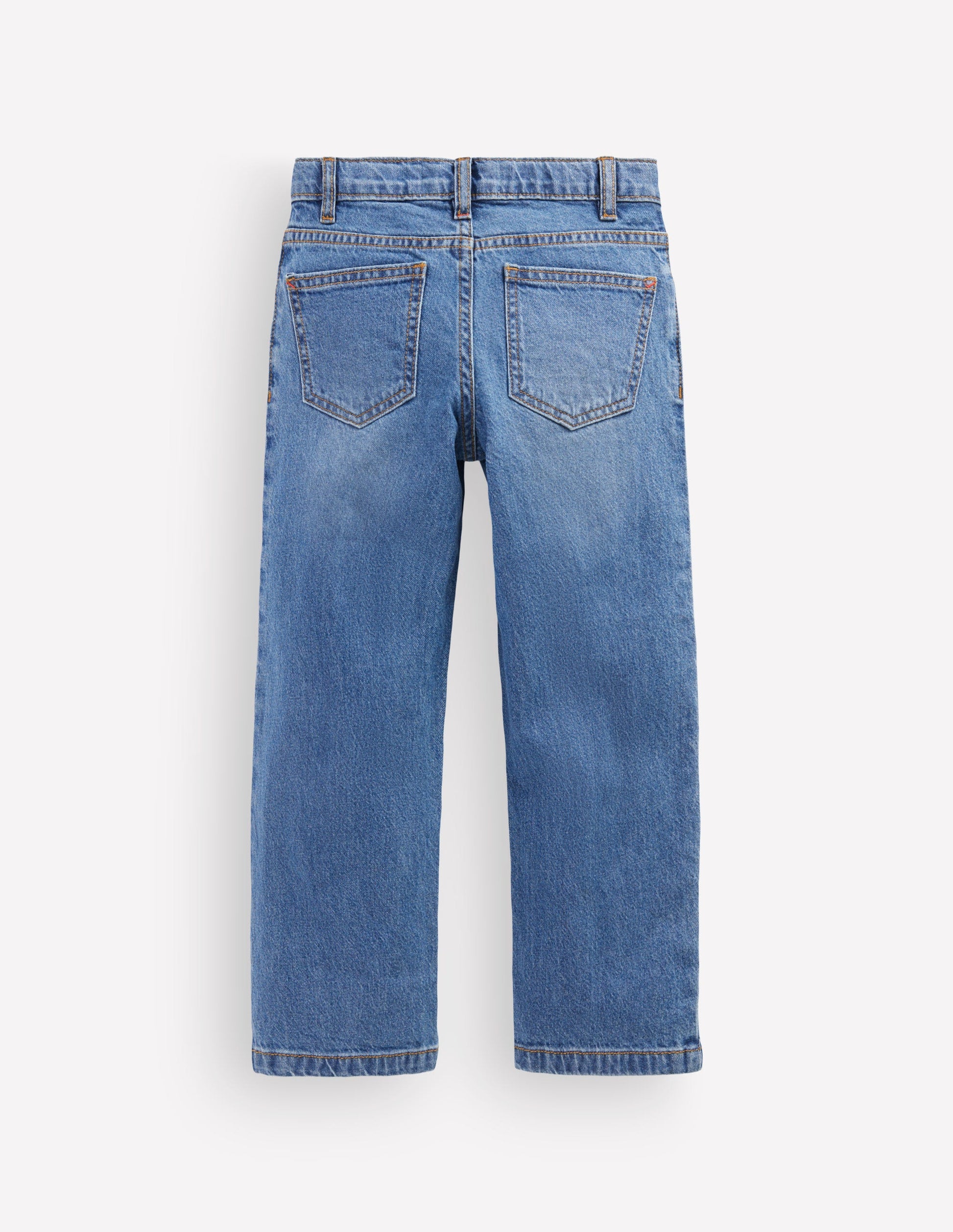 Easy Straight Jeans-Mid Wash-6