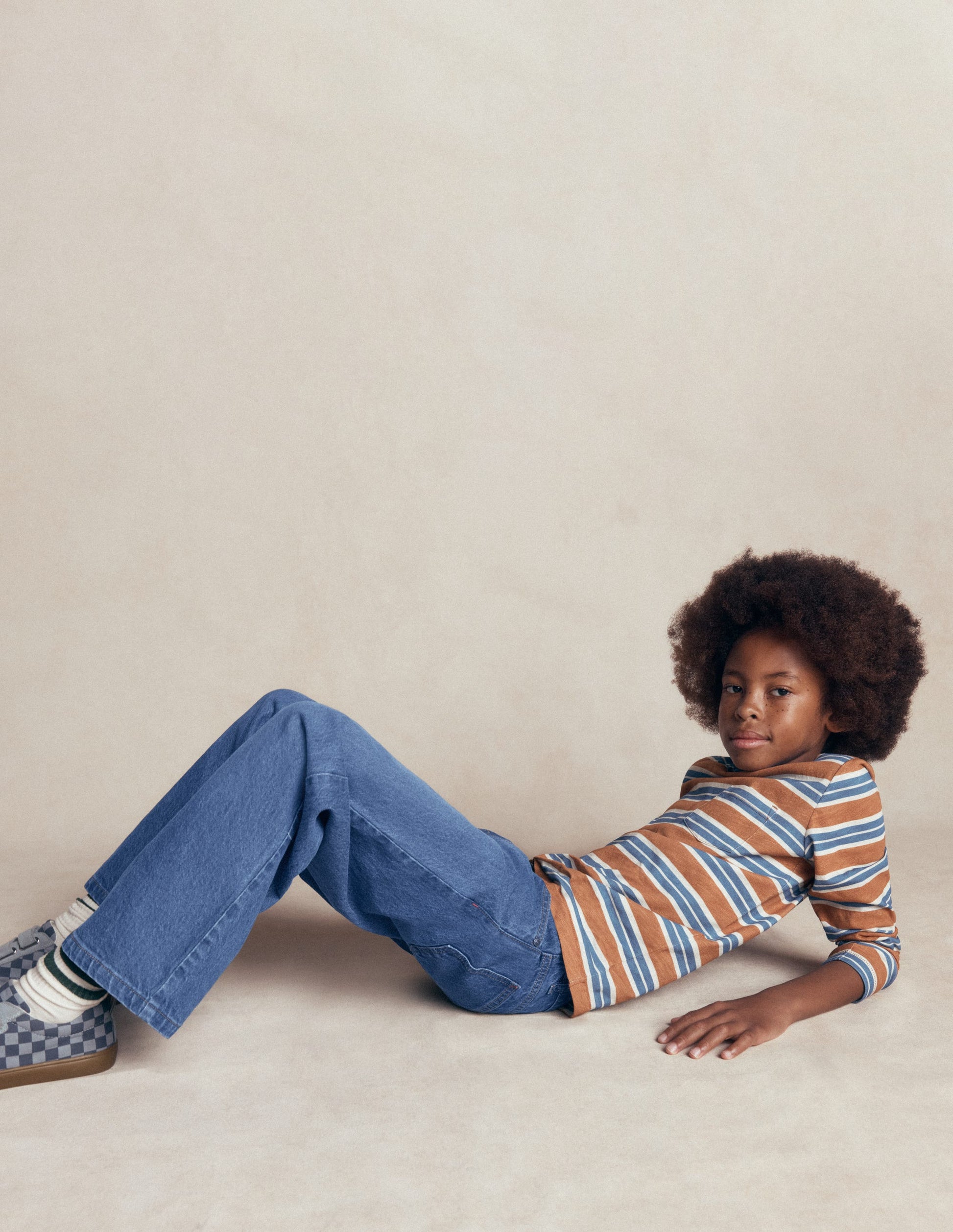 Easy Straight Jeans-Mid Wash-3