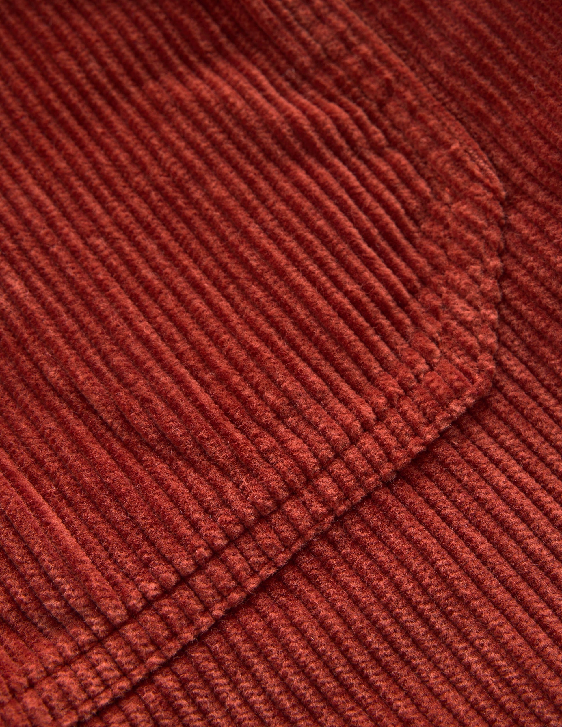 Pull-on Cord Trousers-BURNT HENNA-3