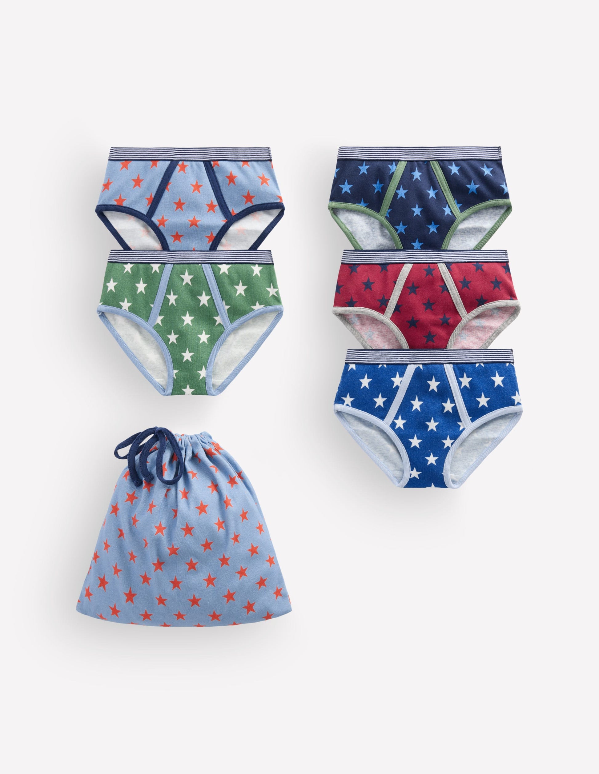 5-pack Pants-Multi Star-1
