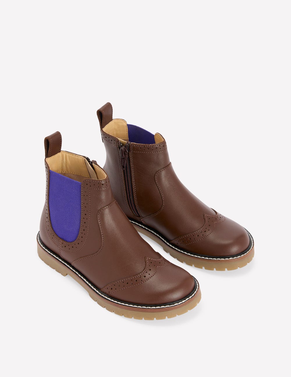 Chelsea Boots (Boys)-Chocolate-2