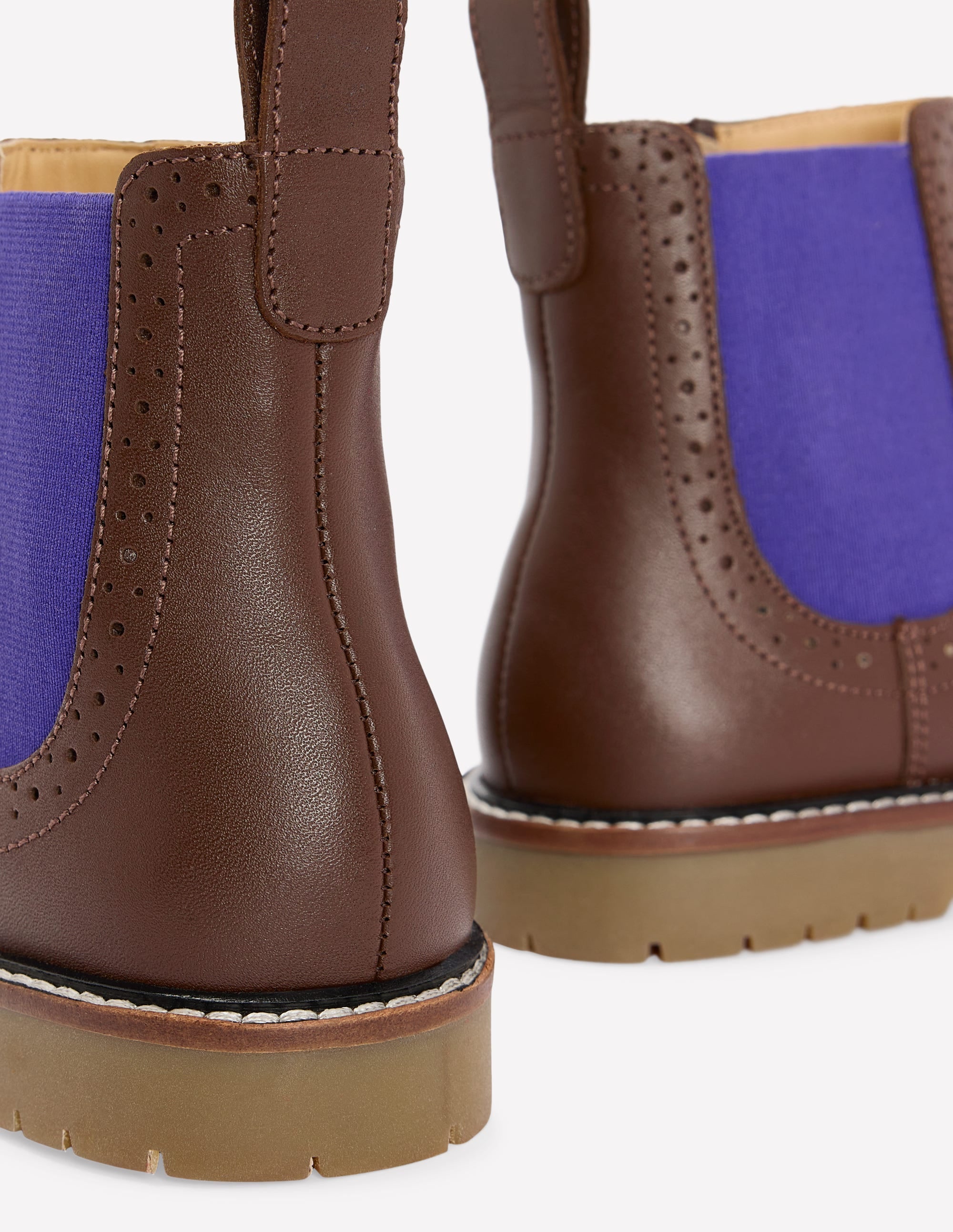 Chelsea Boots (Boys)-Chocolate - Image 3