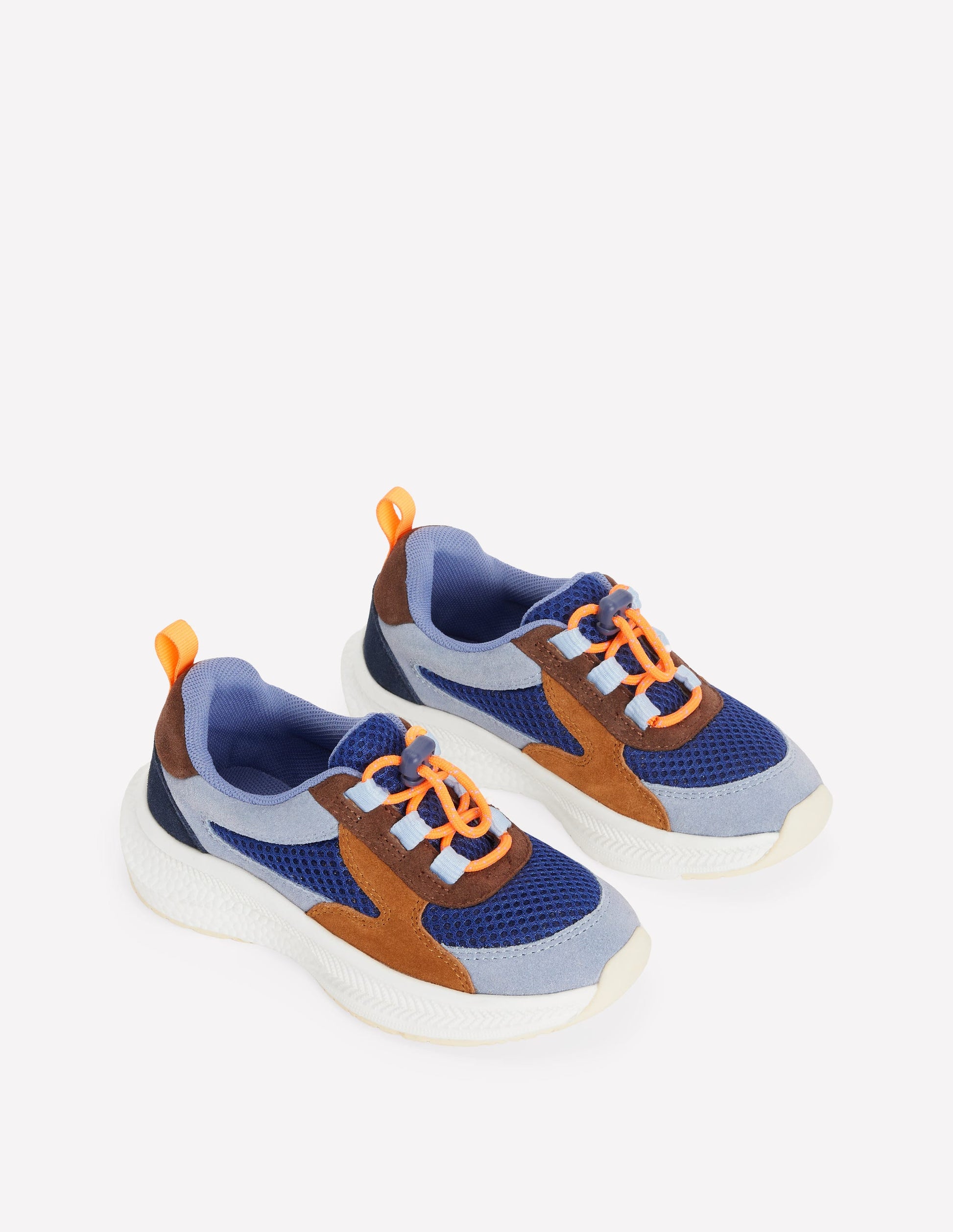 Blue Sporty Trainers-College Navy-2