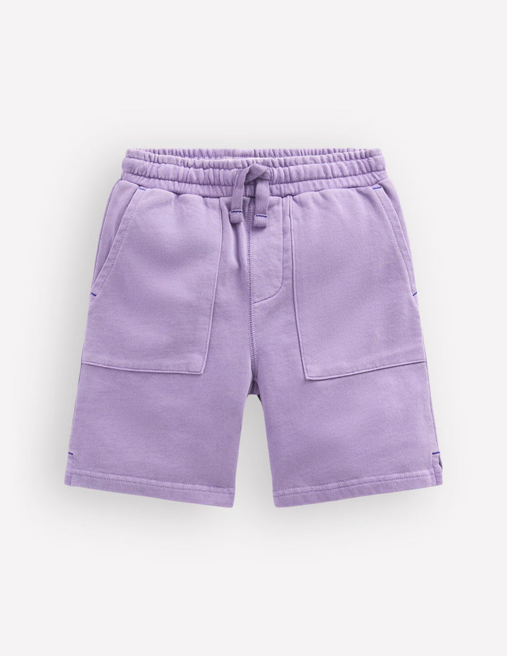 Garment Dye Sweatshorts-Misty Lavender