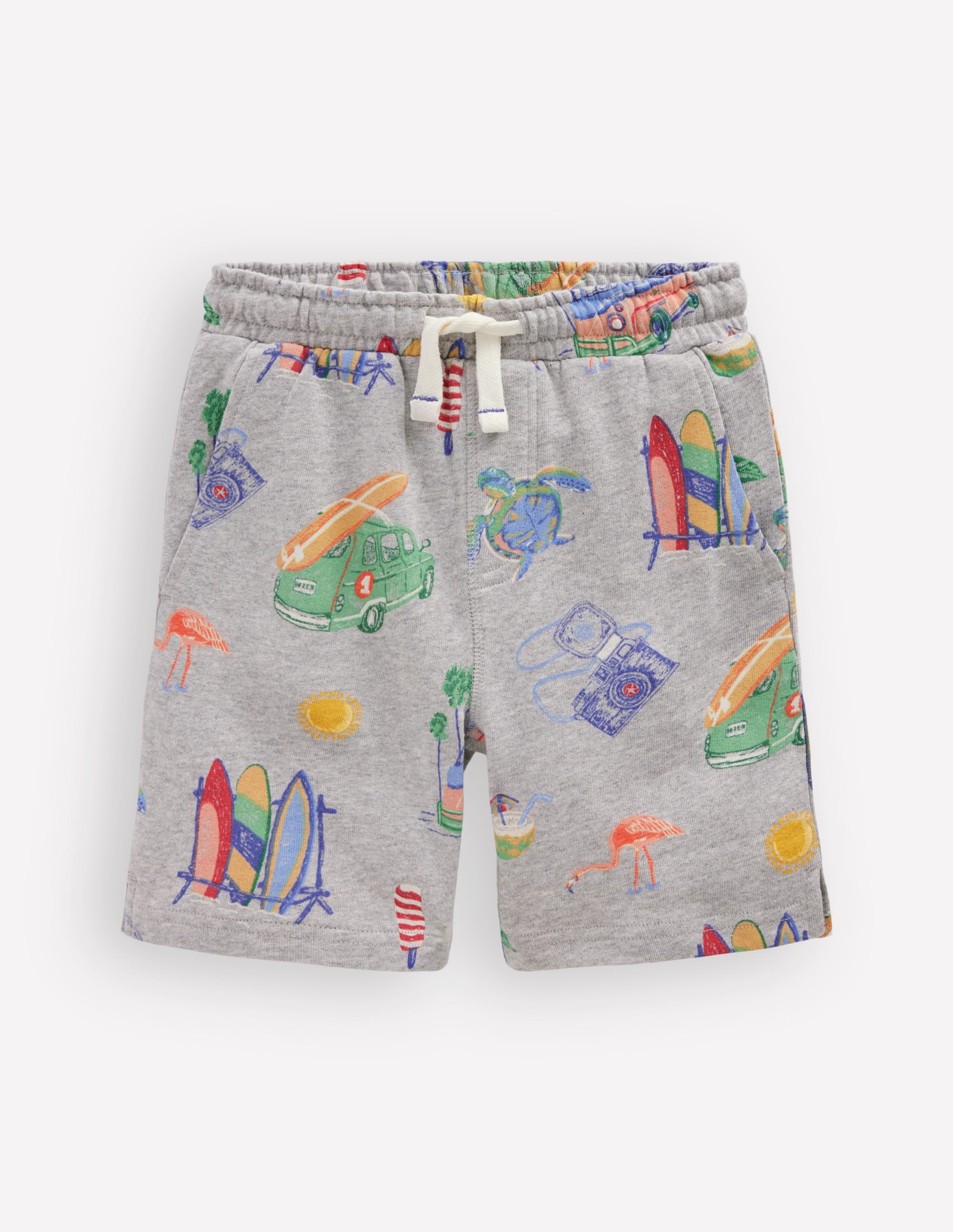 Printed Shorts-Chambray Holiday - Image 2