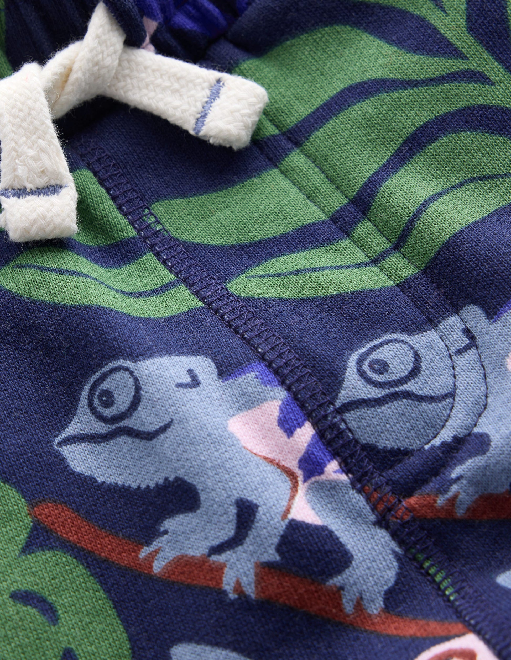 Printed Shorts-Navy Chameleon-3