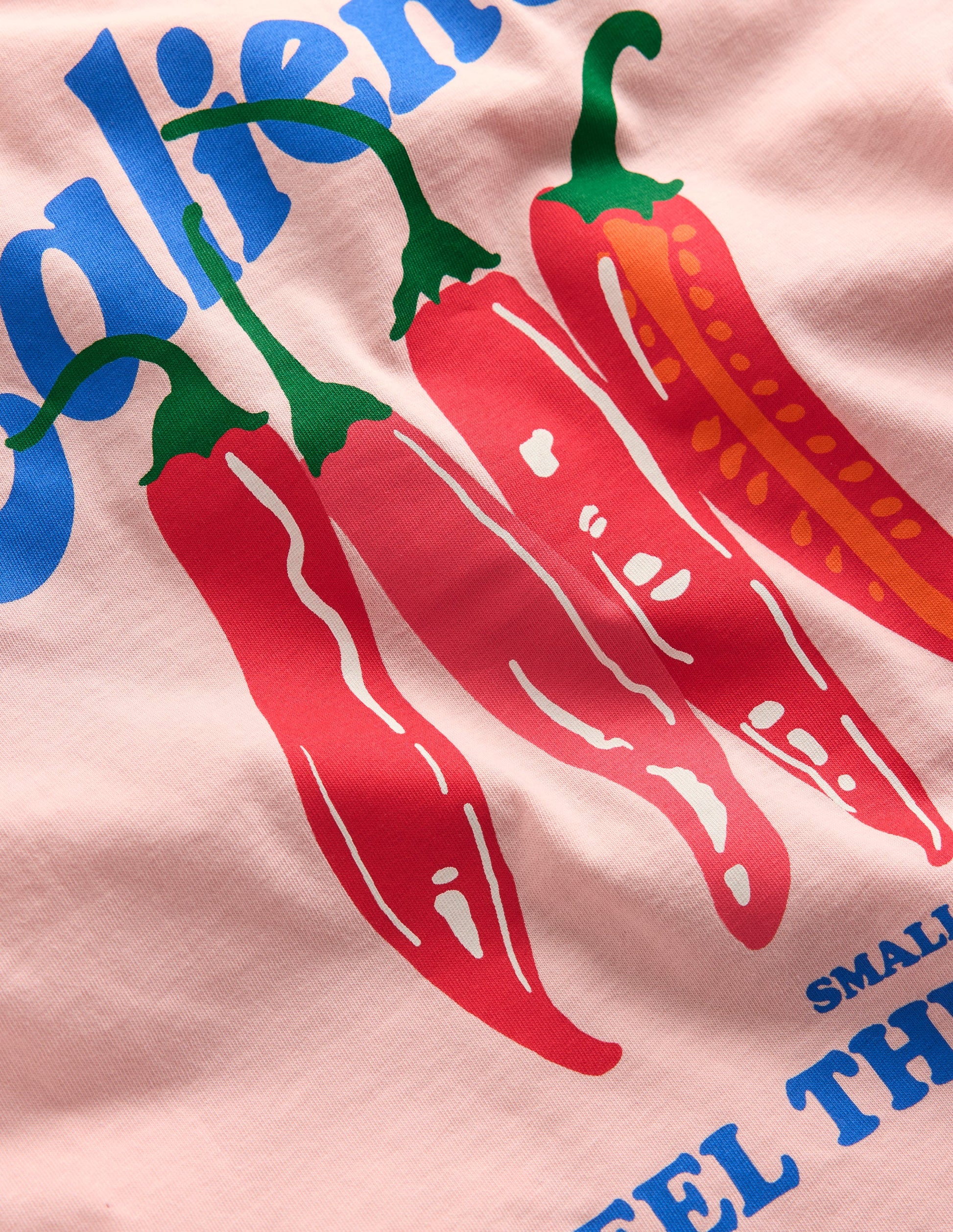 Front & Back Printed T-shirt-Vintage Pink Chillis-3