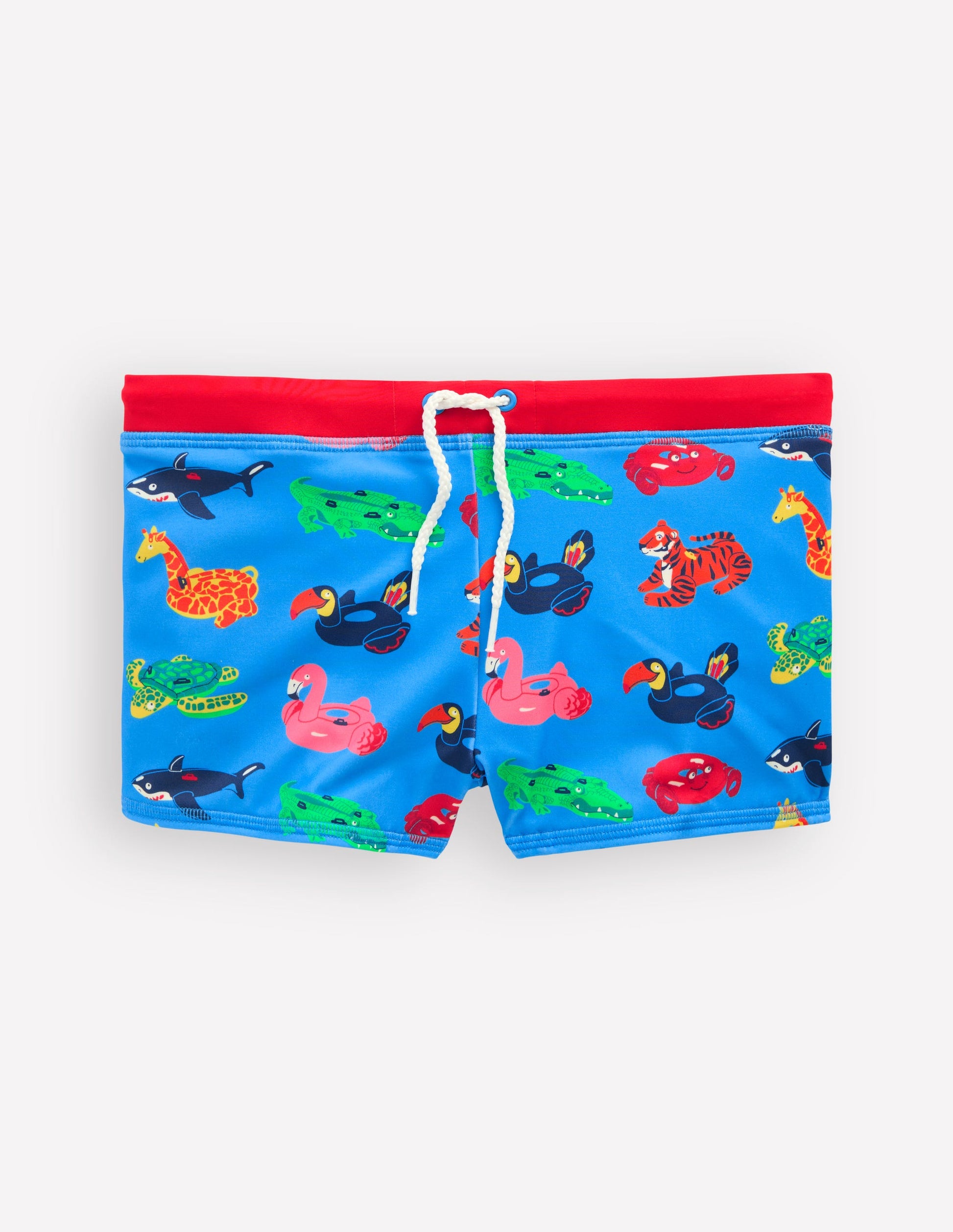 Swim Trunks-Malibu Blue Pool Floats-1