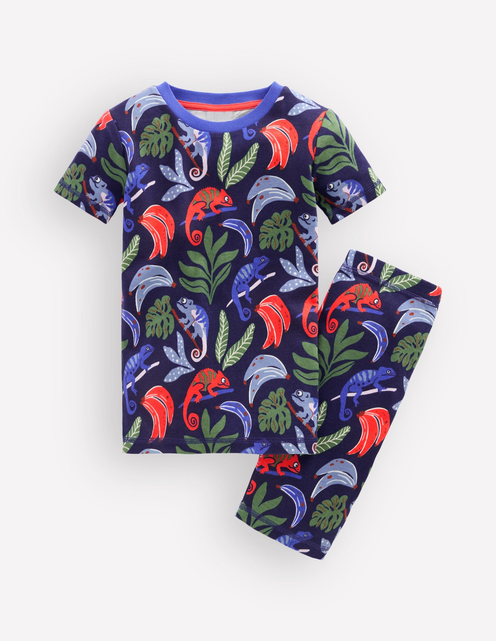 Snug Short John Glow Pyjamas-Chameleon-1