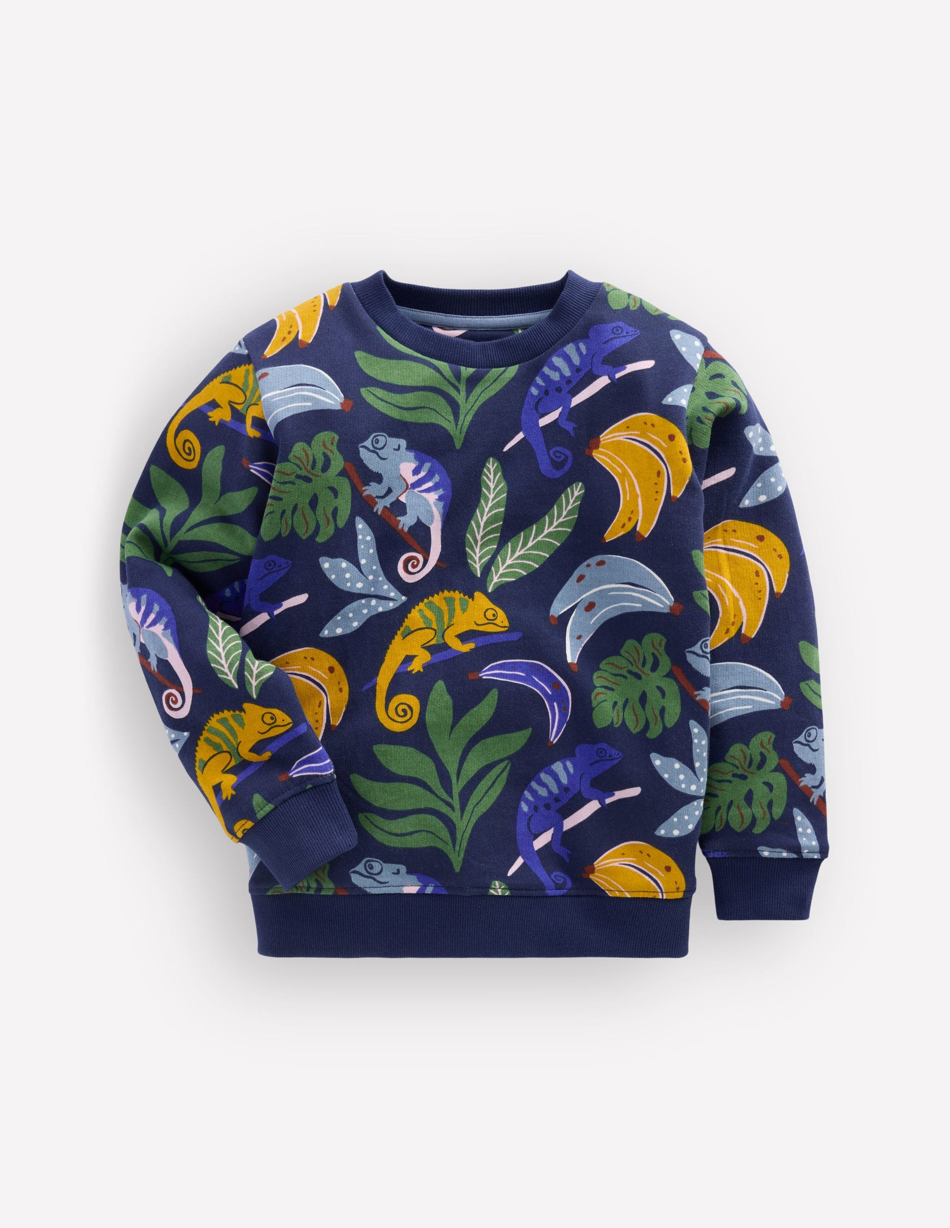 Everyday Printed Sweatshirt-Multi Chamelion-1