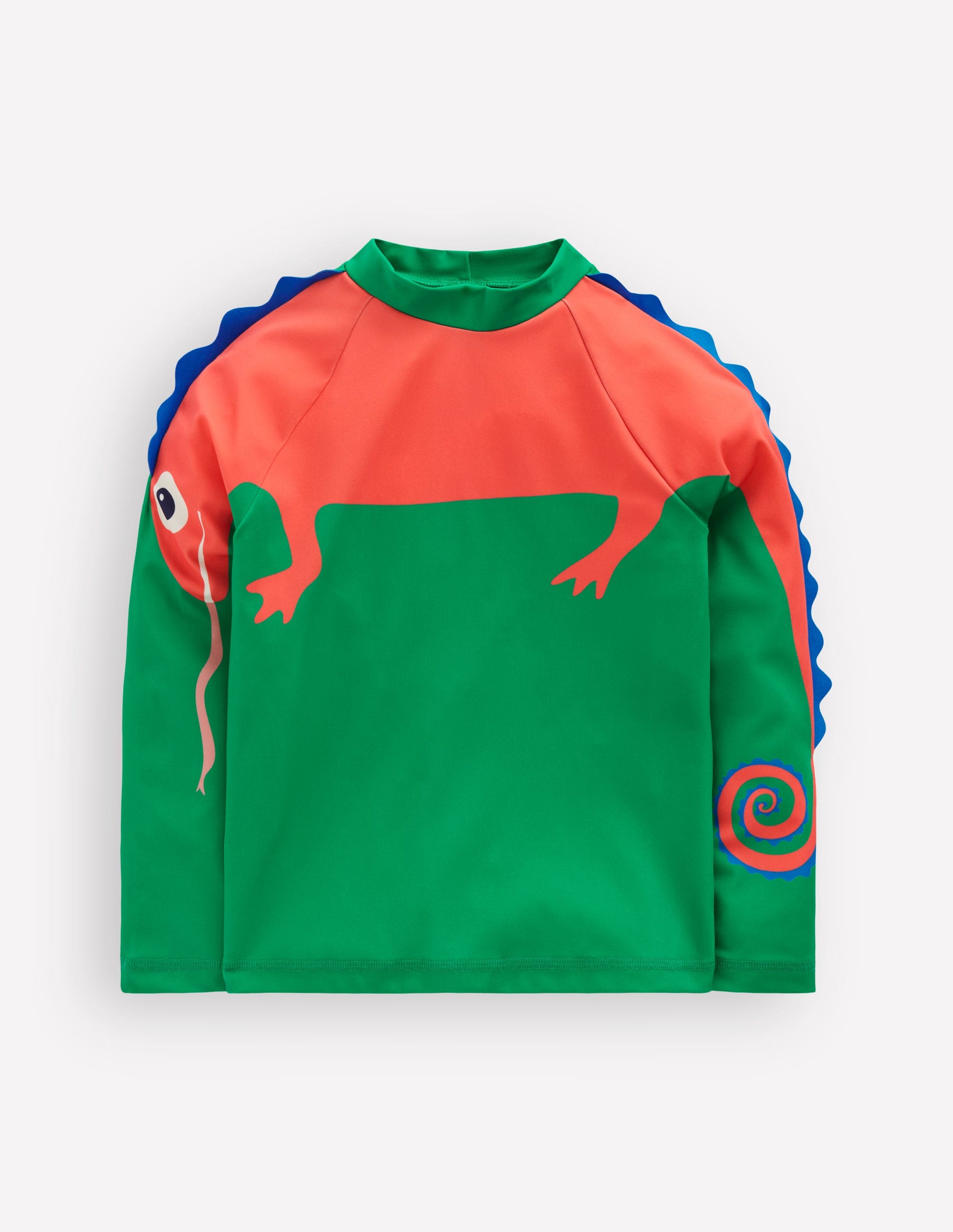 Sun Safe Fun Rash Vest-Shady Green Chameleon-3