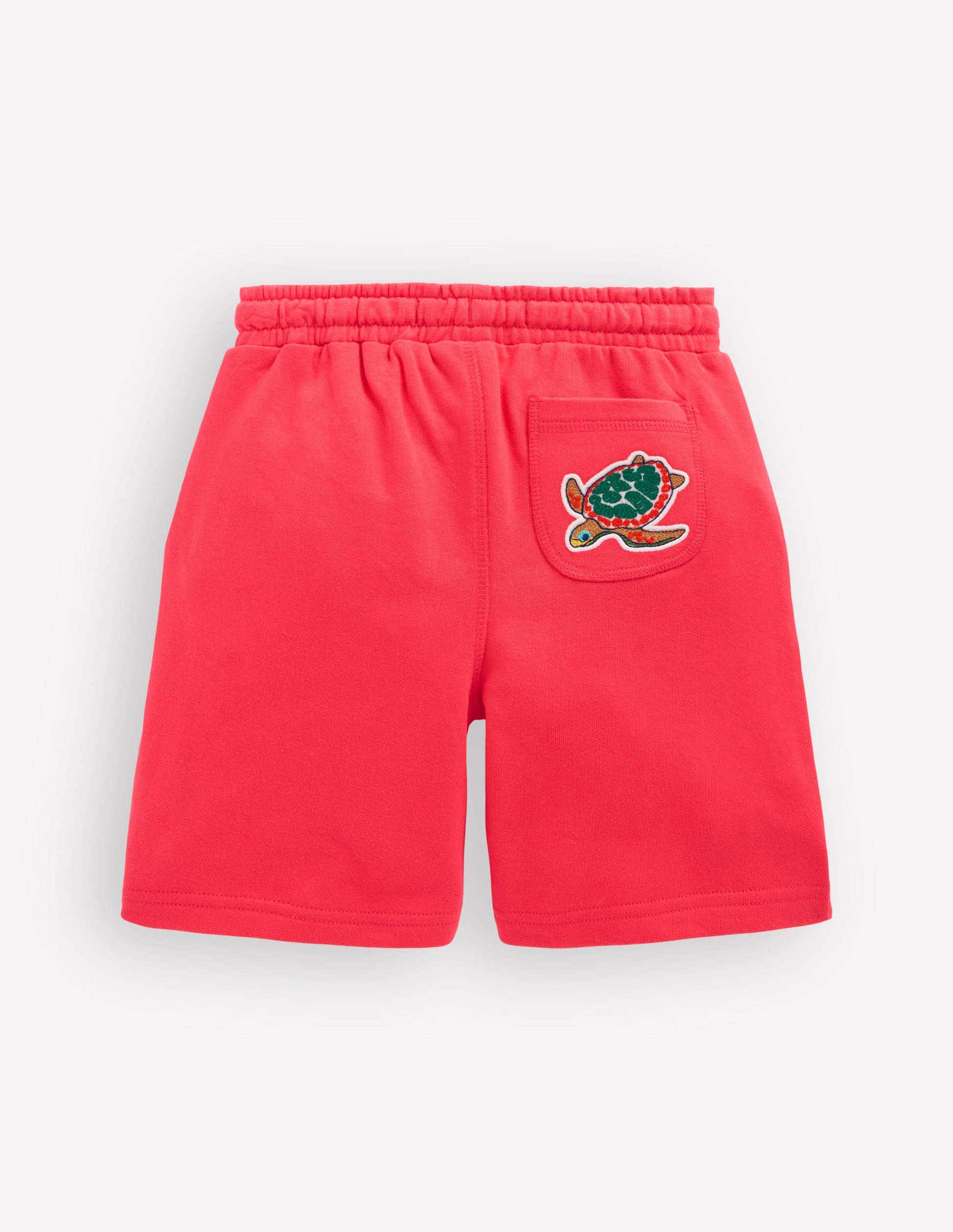 Superstitch Badge Shorts-Jam Red Holiday-2