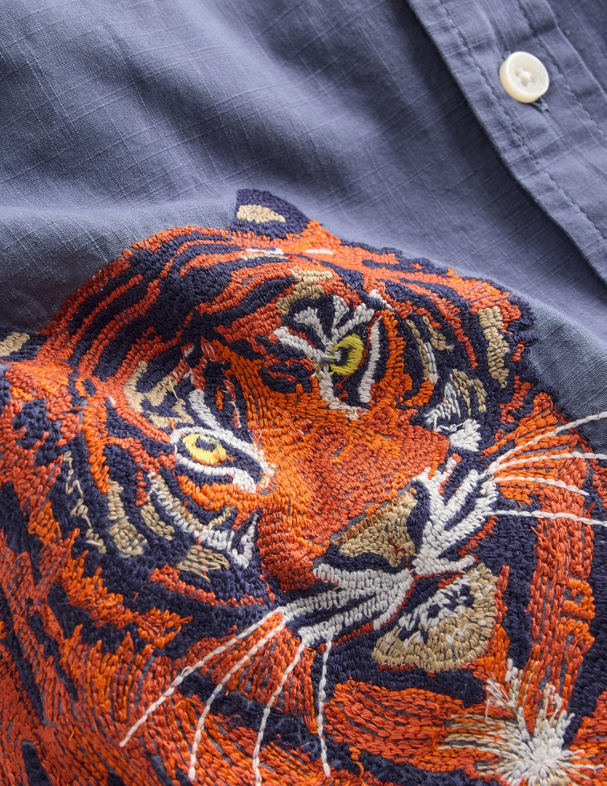Superstitch Shirt-Vintage Indigo Tiger-3