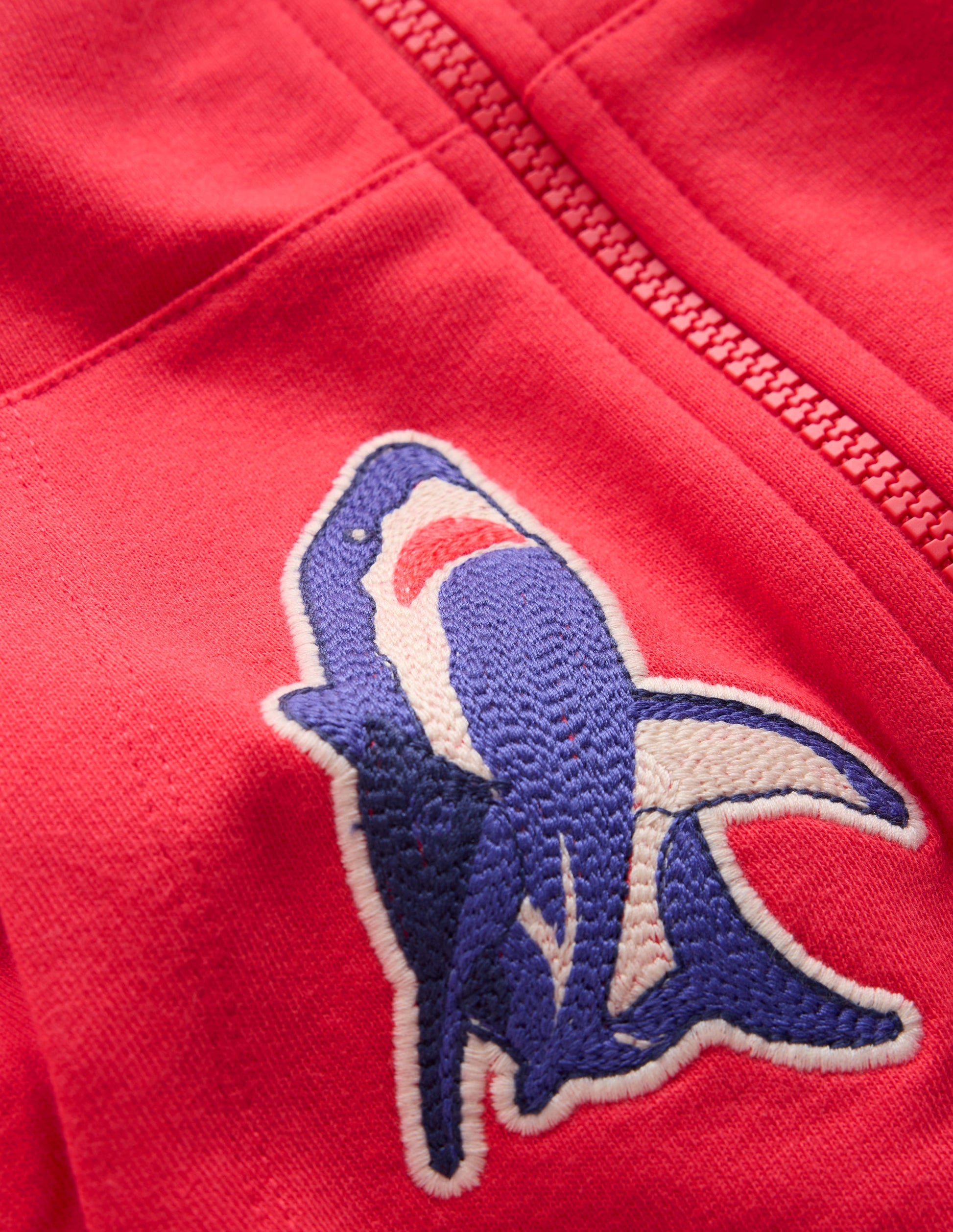 Badge Superstitch Hoodie-Jam Red Holiday-3