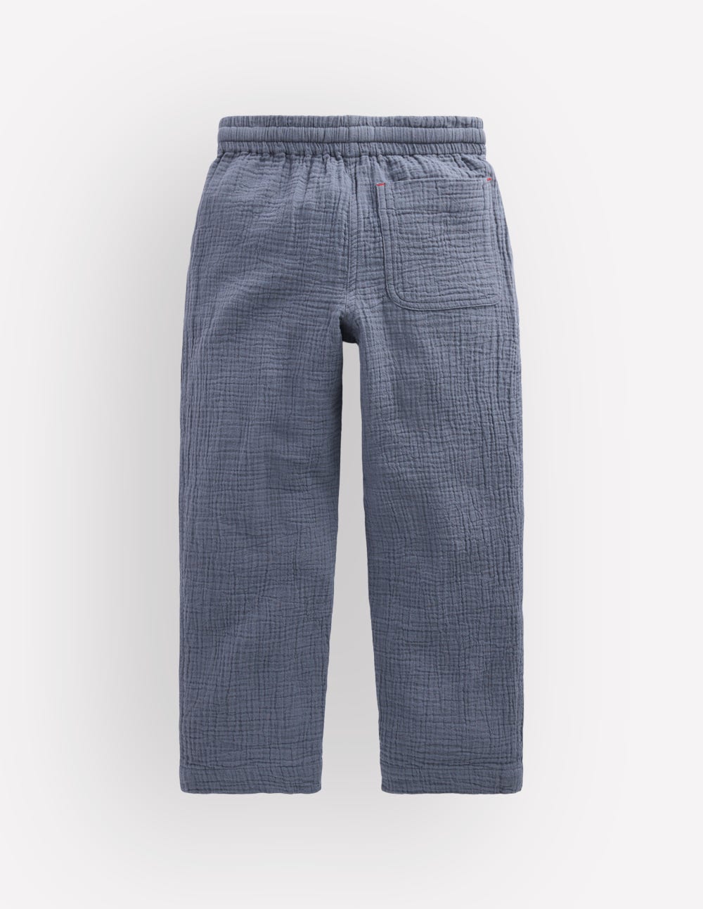 Double Cloth Summer Trouser-North Sea Blue-2