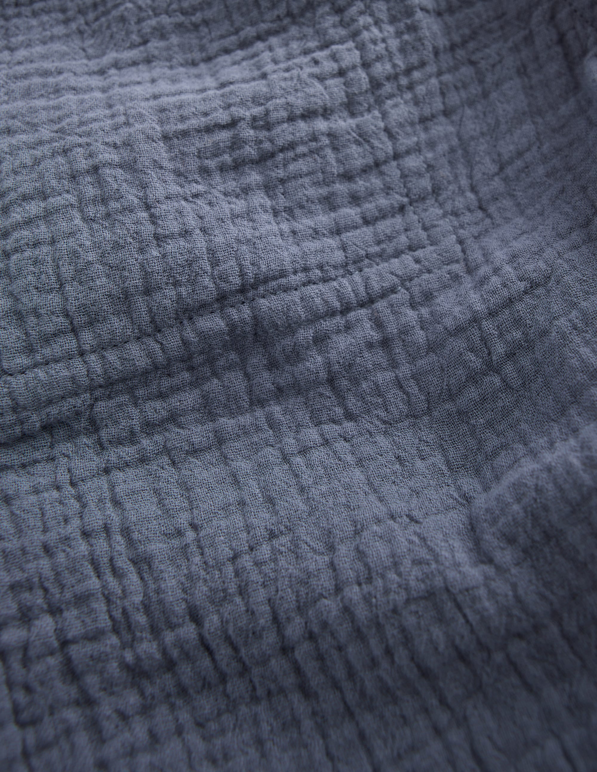Double Cloth Summer Trouser-North Sea Blue - Image 3