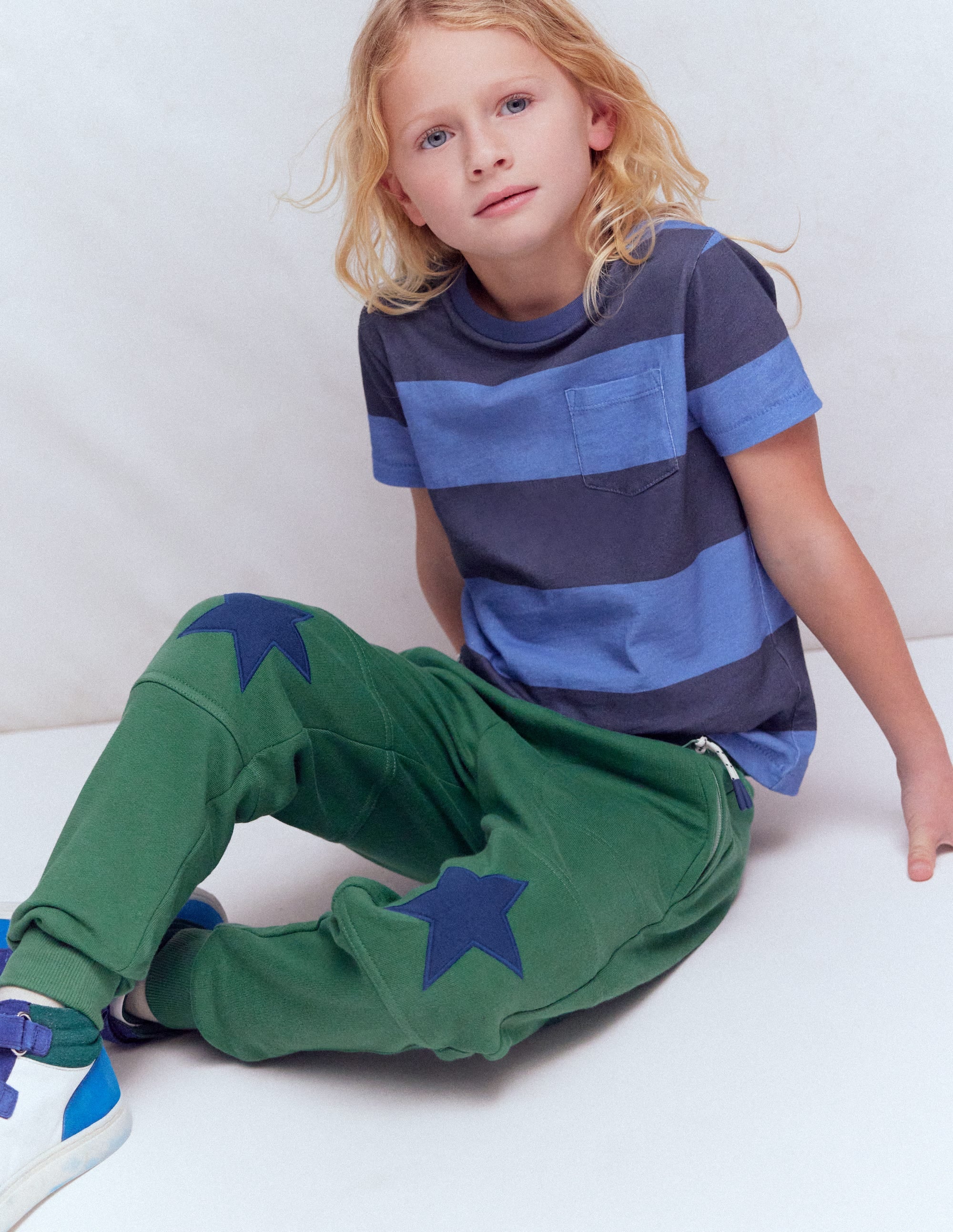 Warrior Knee Joggers-Blue Spruce Star Knee - Image 3