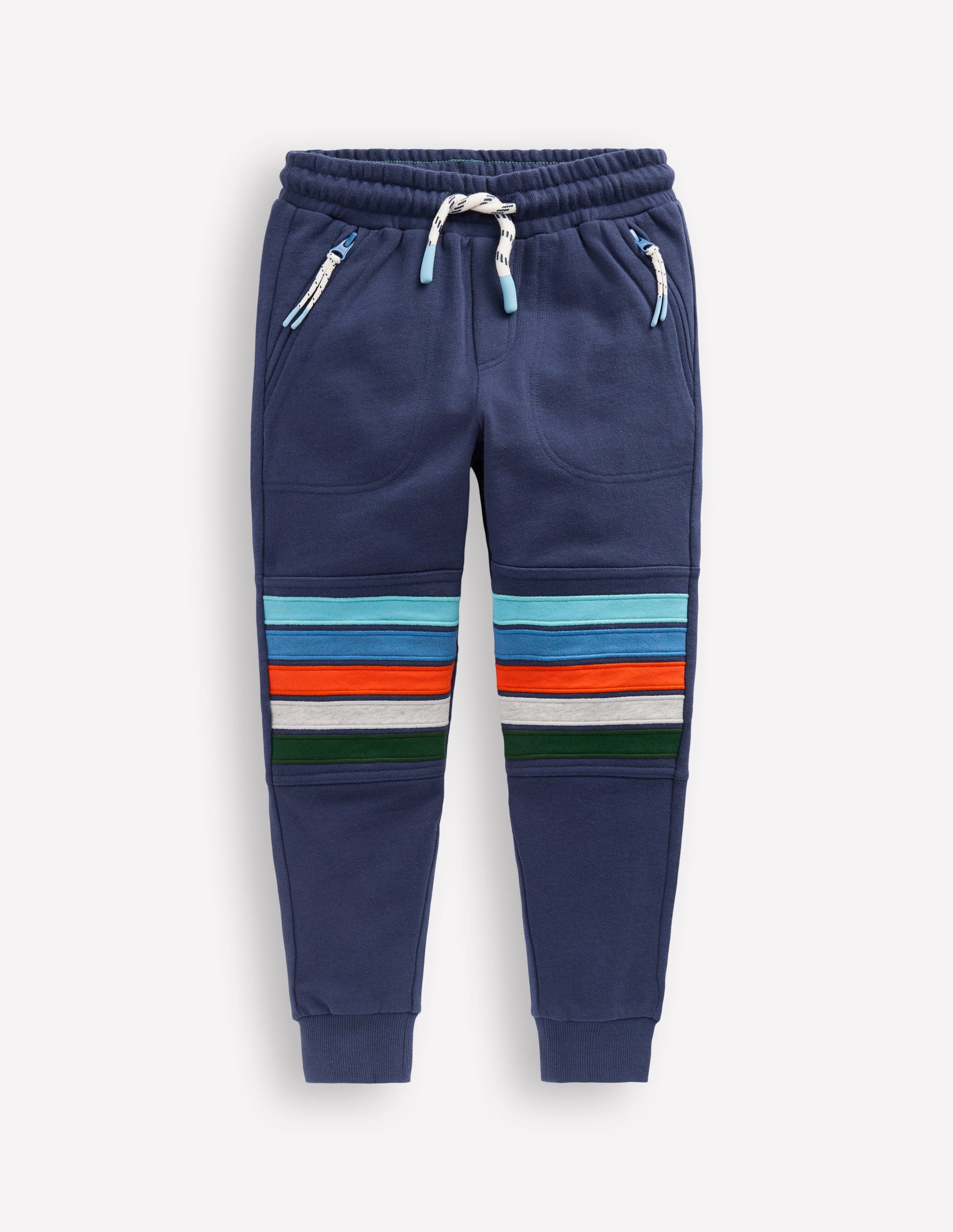 Warrior Knee Joggers-Starboard Blue Stripe Knee-1